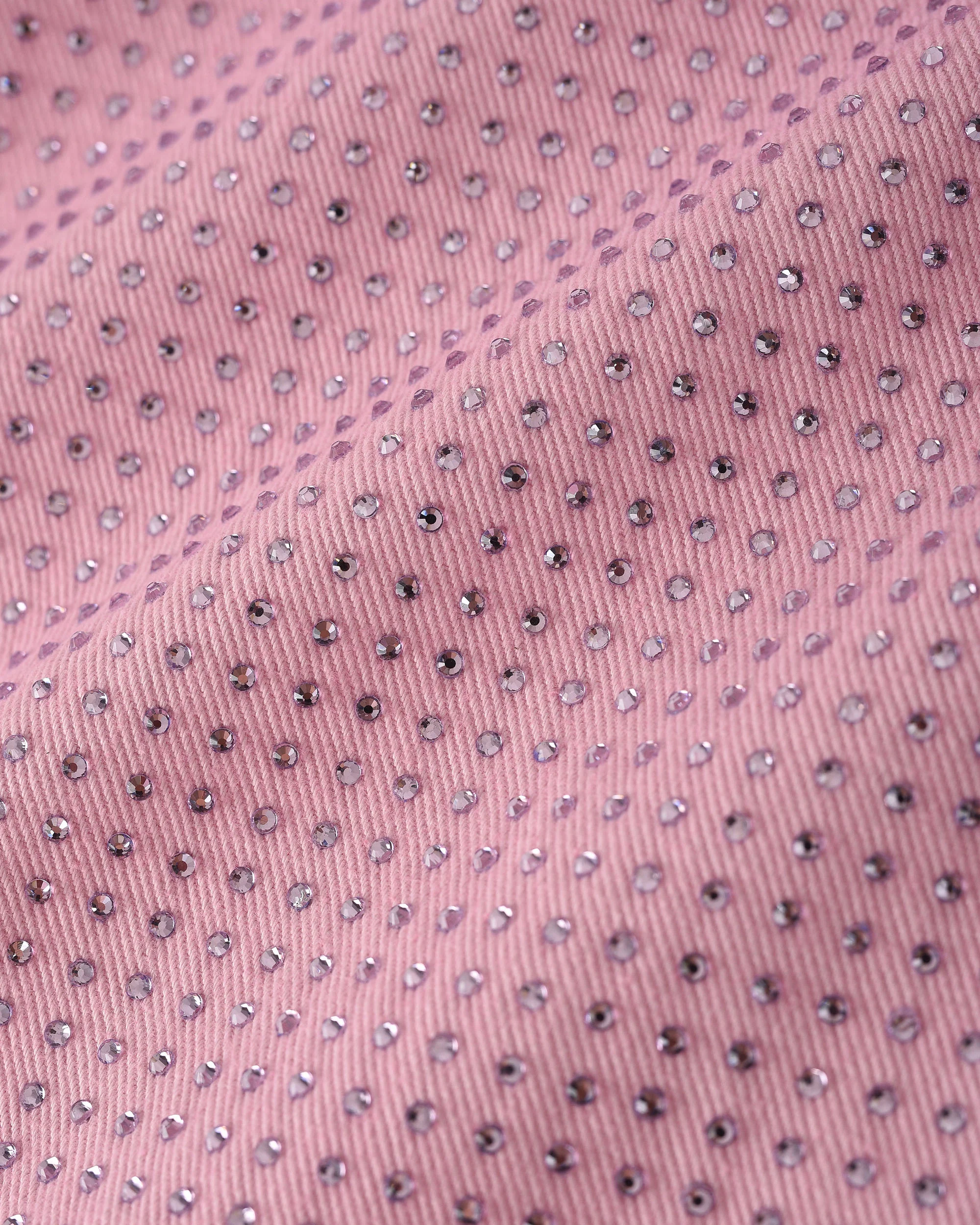 20K Diamond Stellar Denim Pants in Pink - Image 9