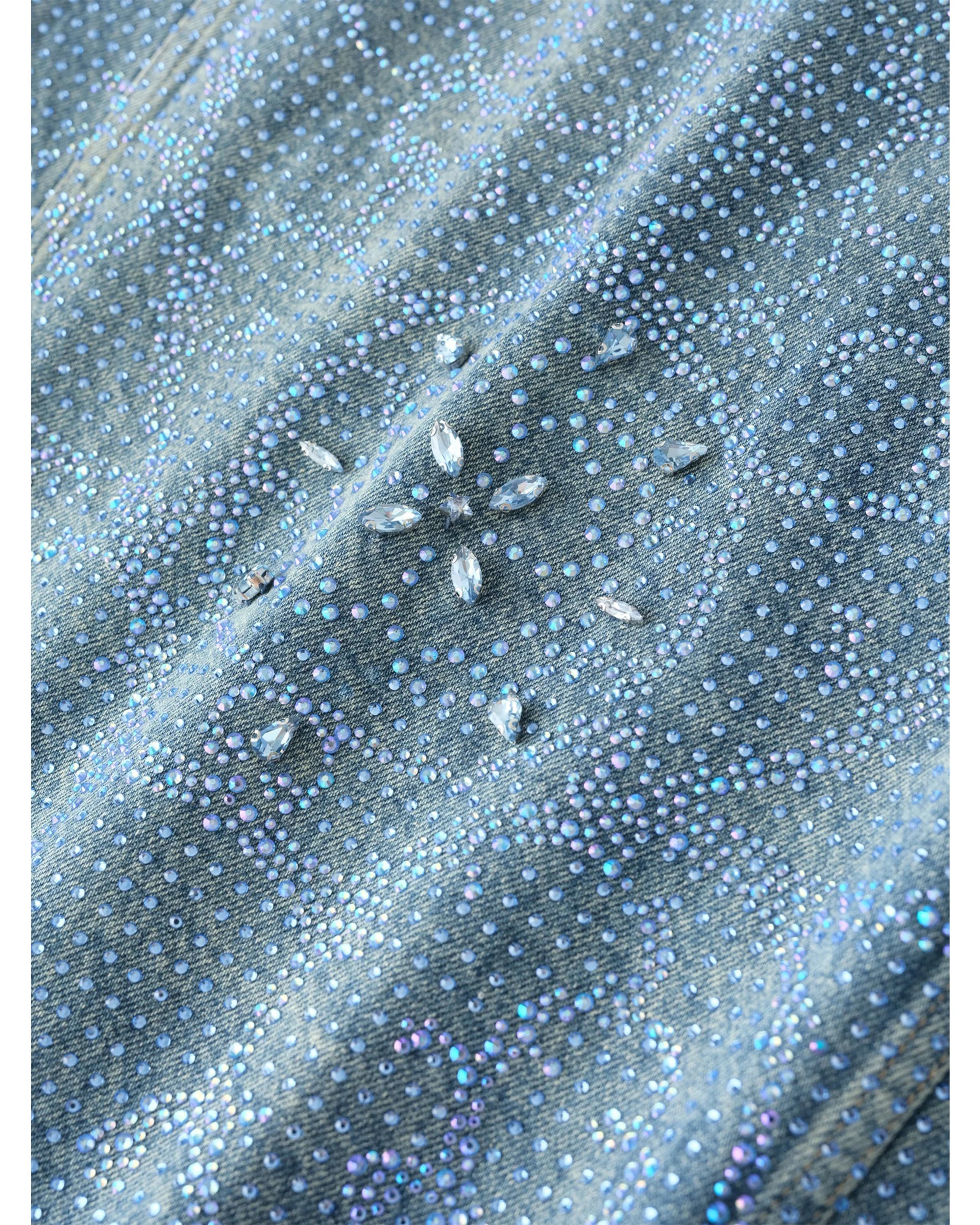20k Diamond Vine Denim Jacket in BLU - Image 14
