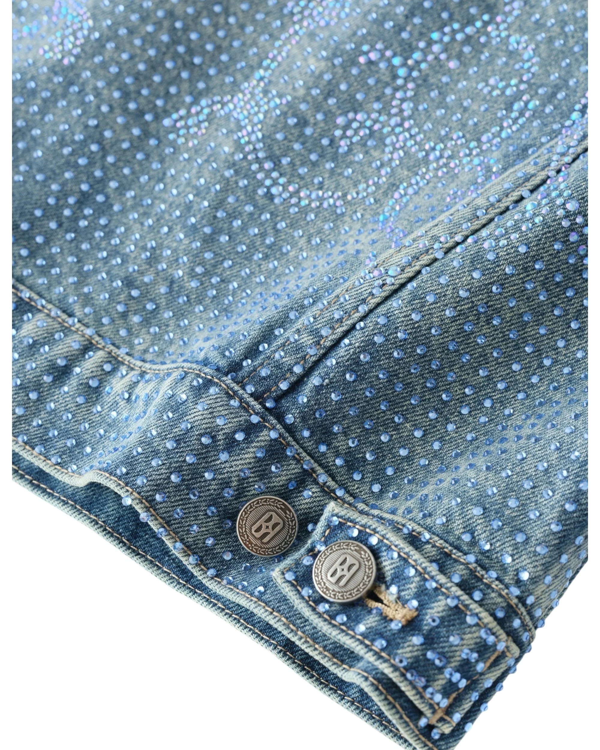 20k Diamond Vine Denim Jacket in BLU - Image 15