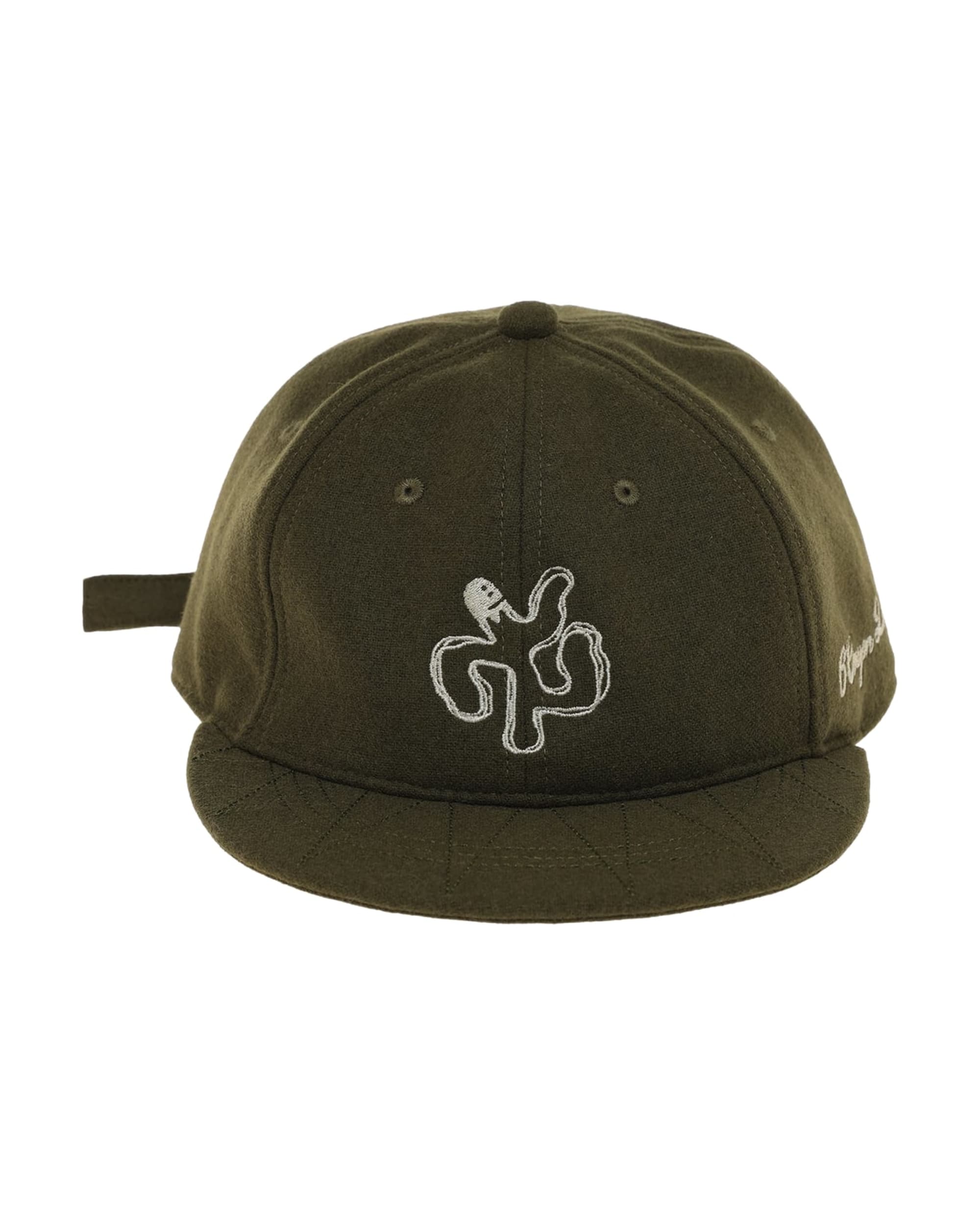 6CRAYON Autumn-Winter Classic Embroidered Wool Blend Six-Panel Baseball Cap - Image 7