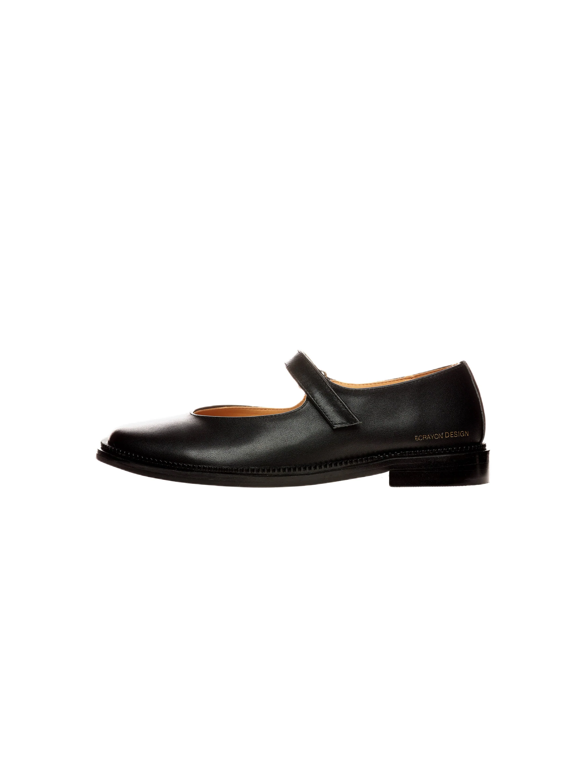 6CRAYON Unisex Black Full-Grain Leather Mary Janes - Image 17