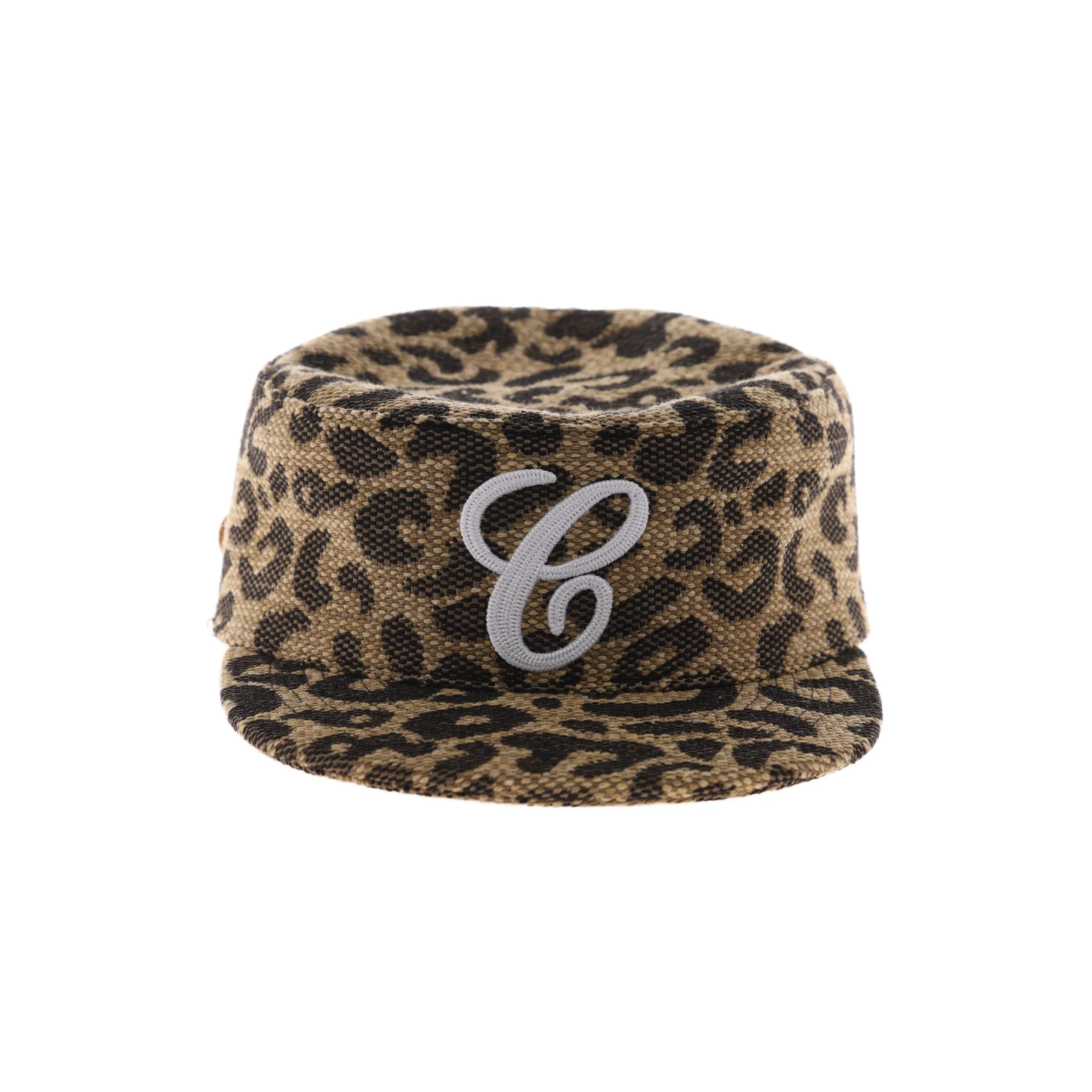6CRAYON WEAVE LEOPARD PRINT BRIMMED BASEBALL CAP - Image 10