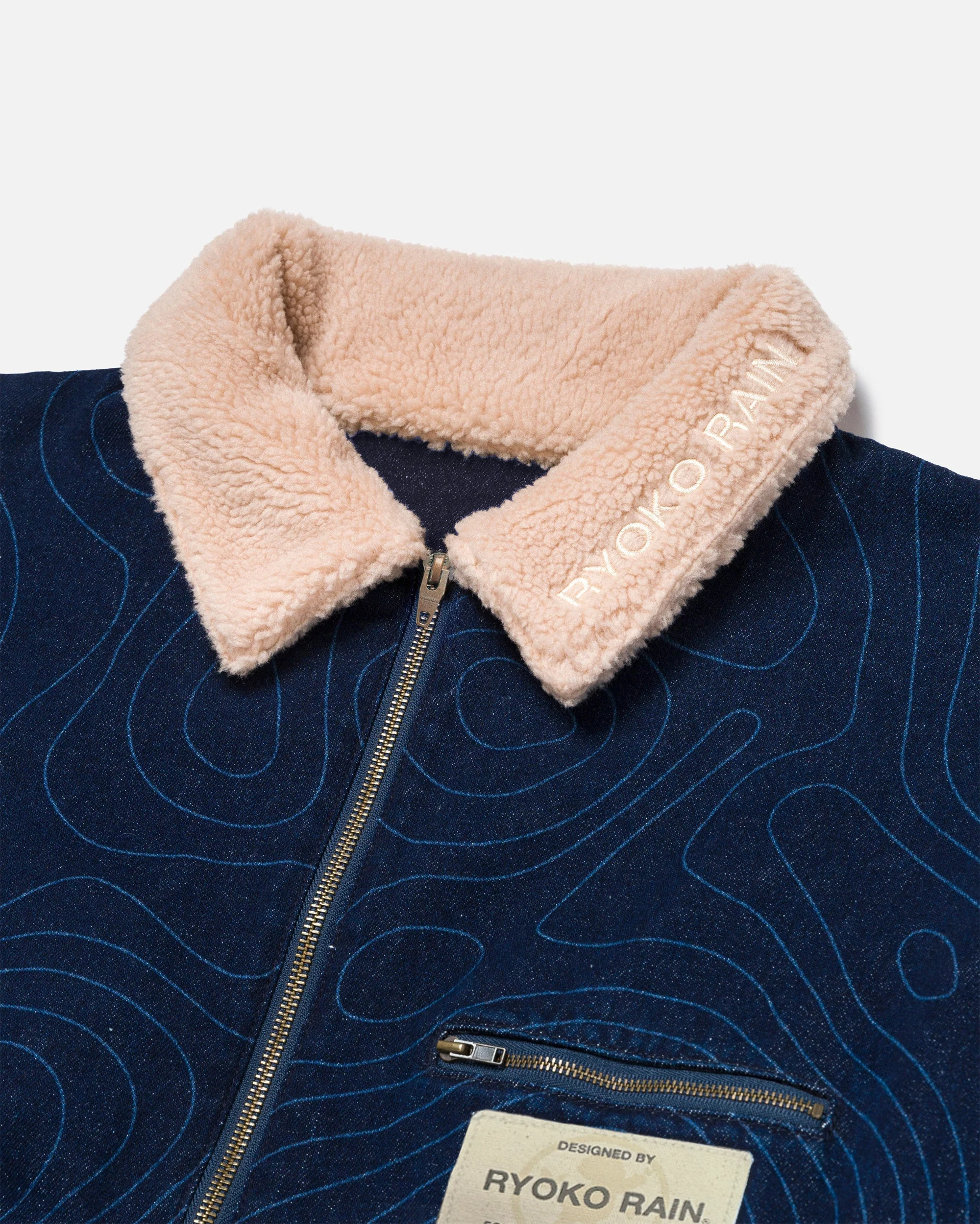 70s LASER DENIM WORK JACKET - Image 4