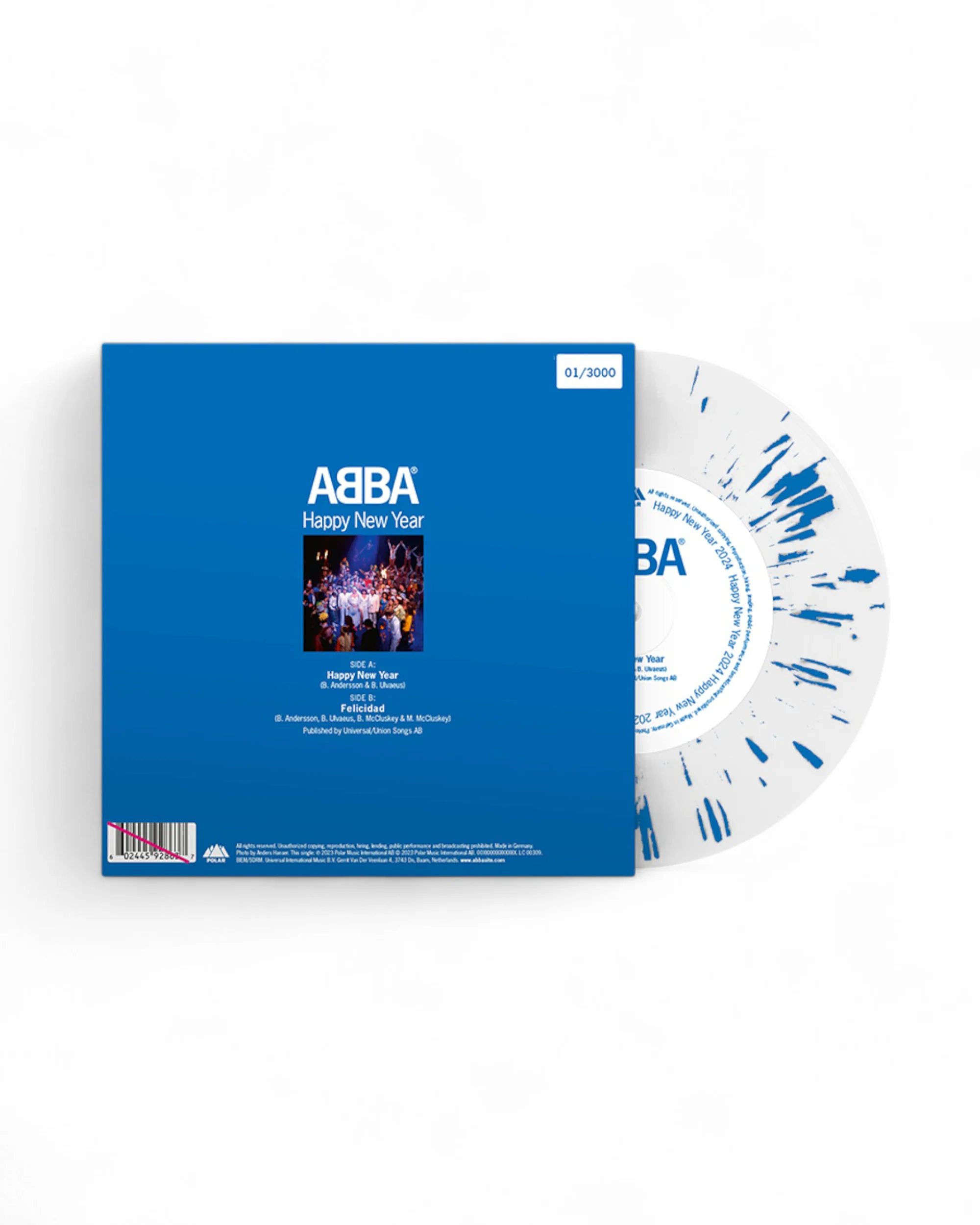 ABBA - Happy New Year (7" 2024) - Image 2