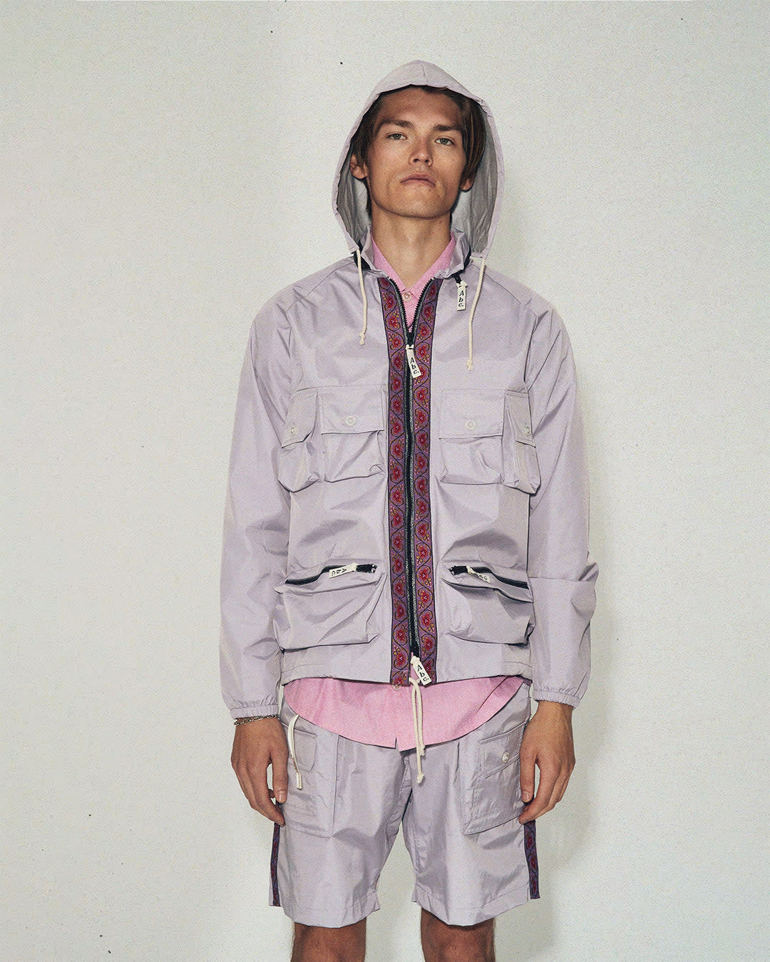 Abc. Waterproof Nylon Taffeta Spring Jacket- SS25 (Violet) - Image 2
