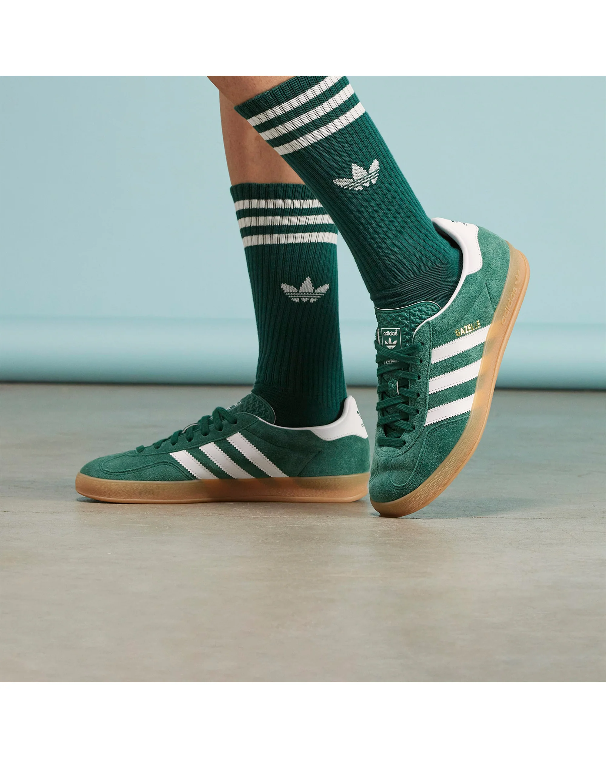 ADIDAS GAZELLE INDOOR - GREEN - Image 10