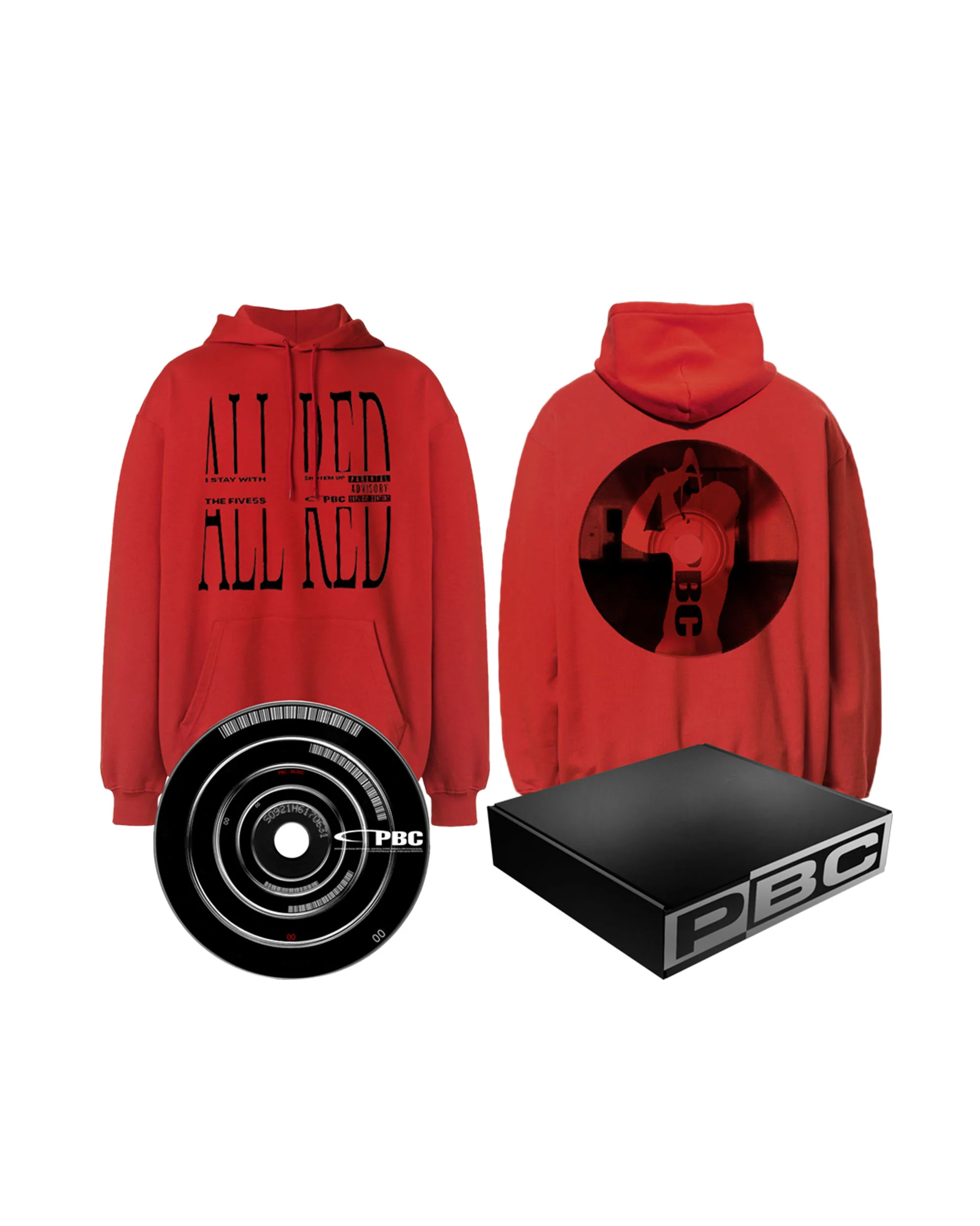 All Red Hoodie Boxset