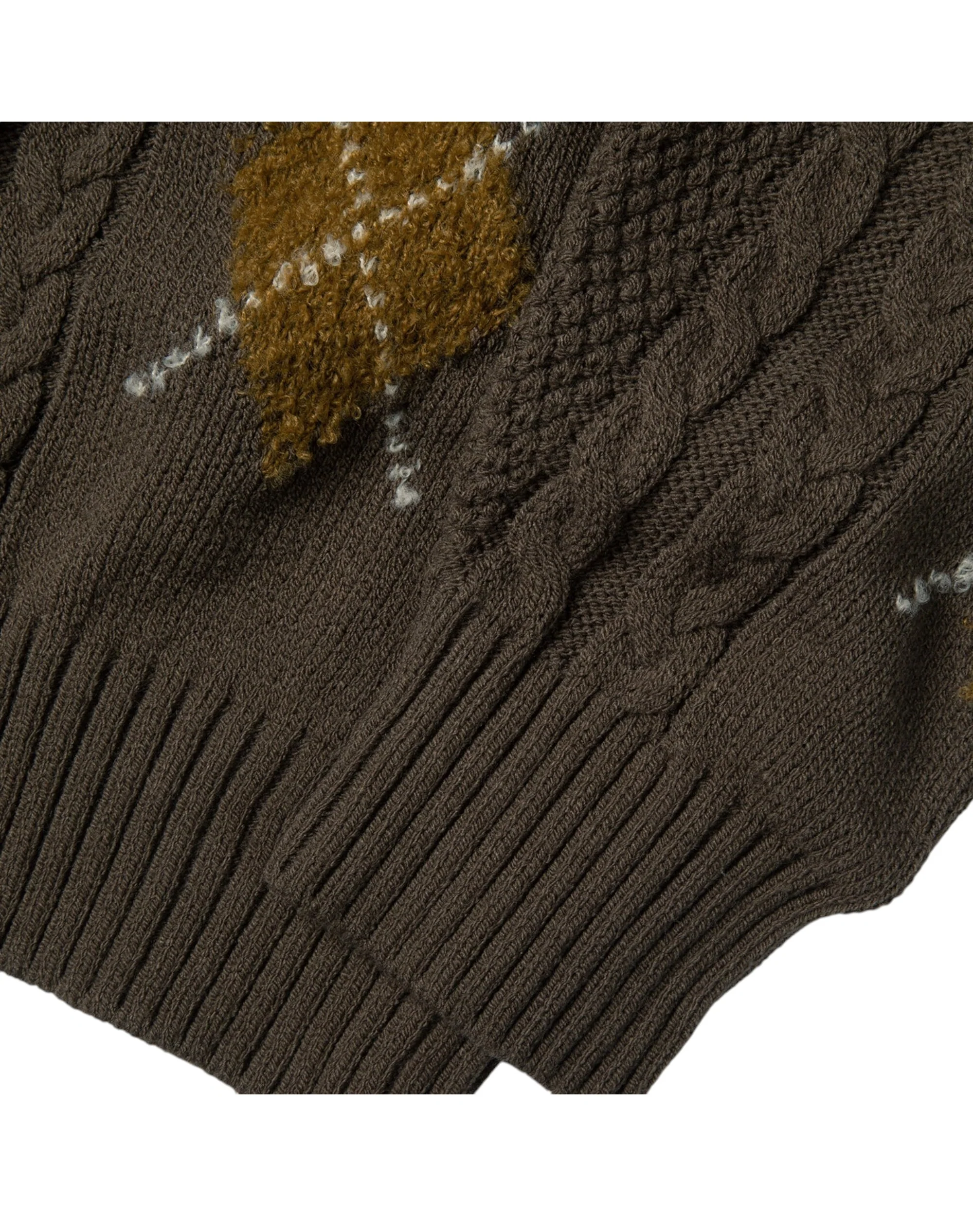 Argyle Knit Cardigan - Image 5