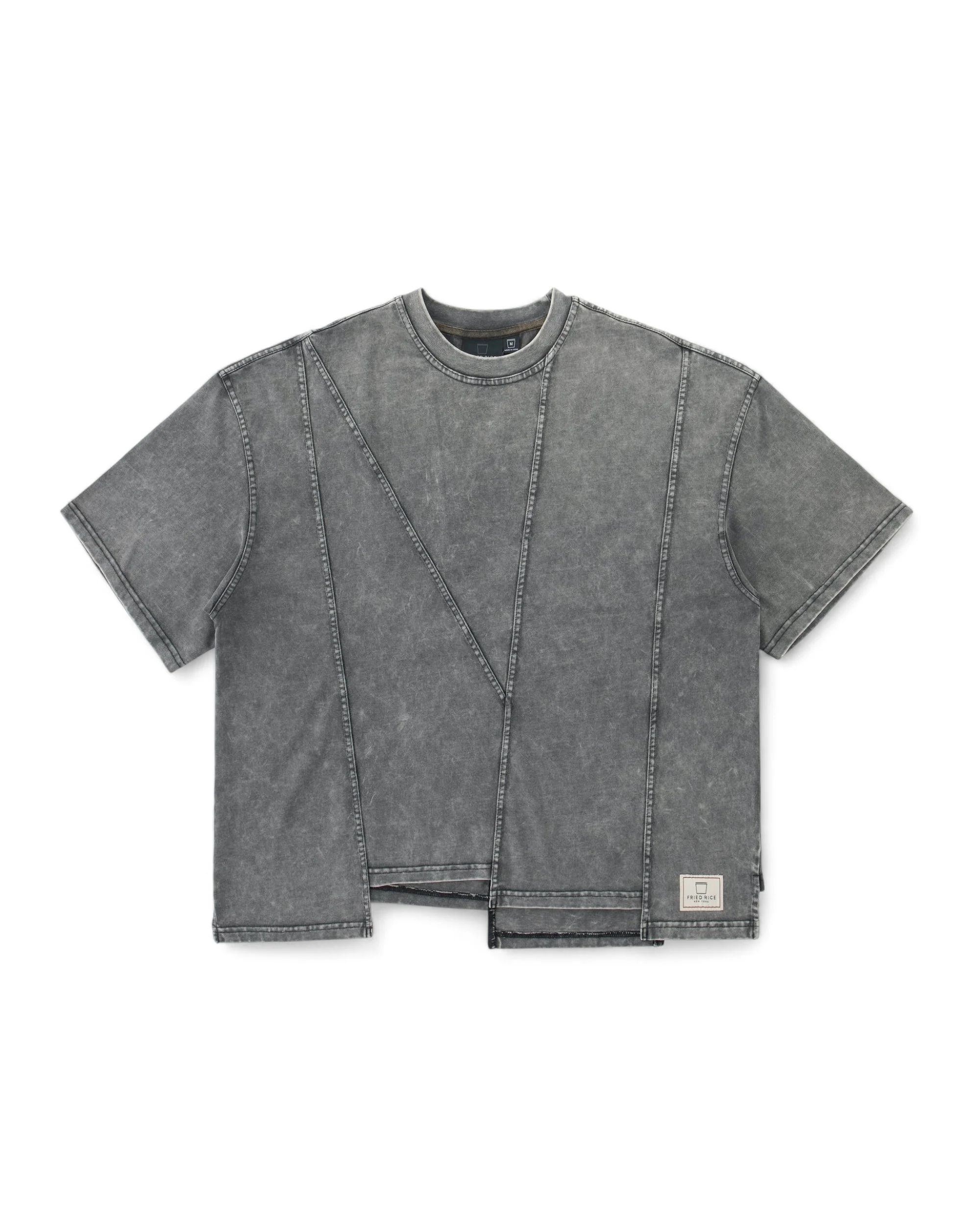 Asymetrical Slice Tee - Graphite