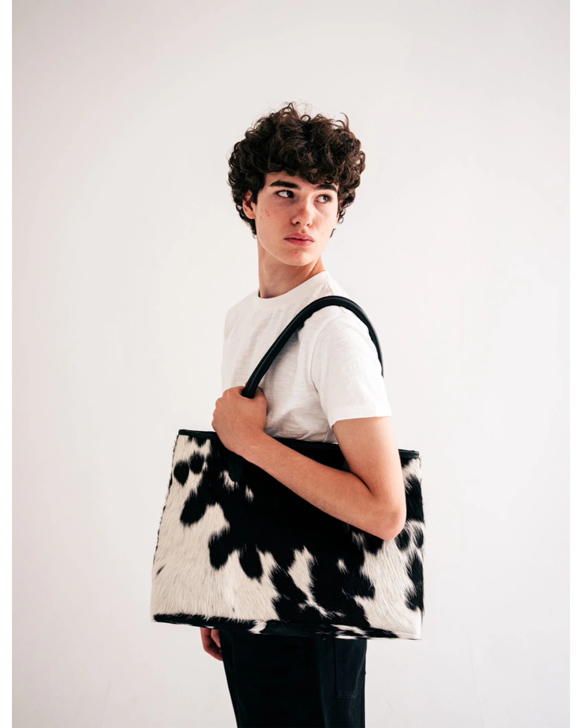 Authentic Cowhide Tote Bag - Image 3