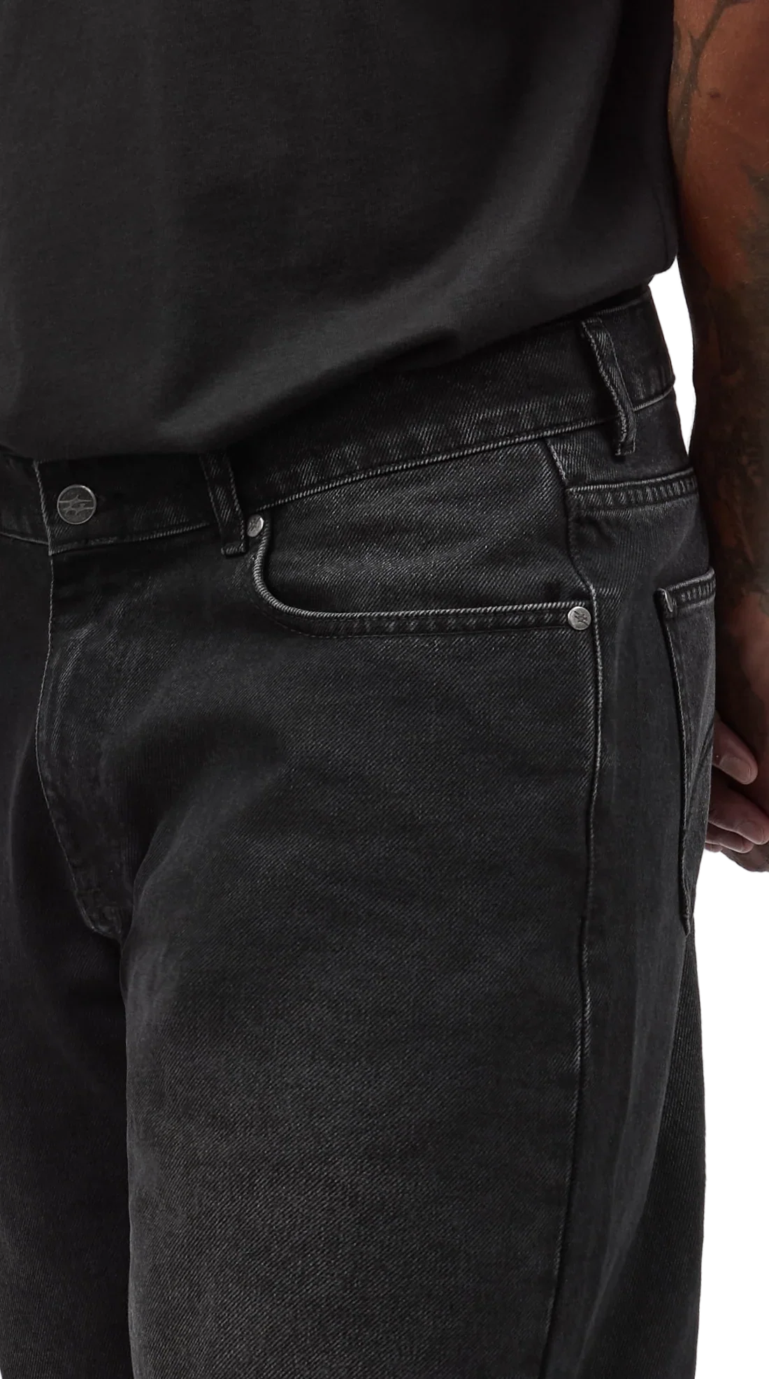 BASIC DENIM WASHED BLACK - Image 13