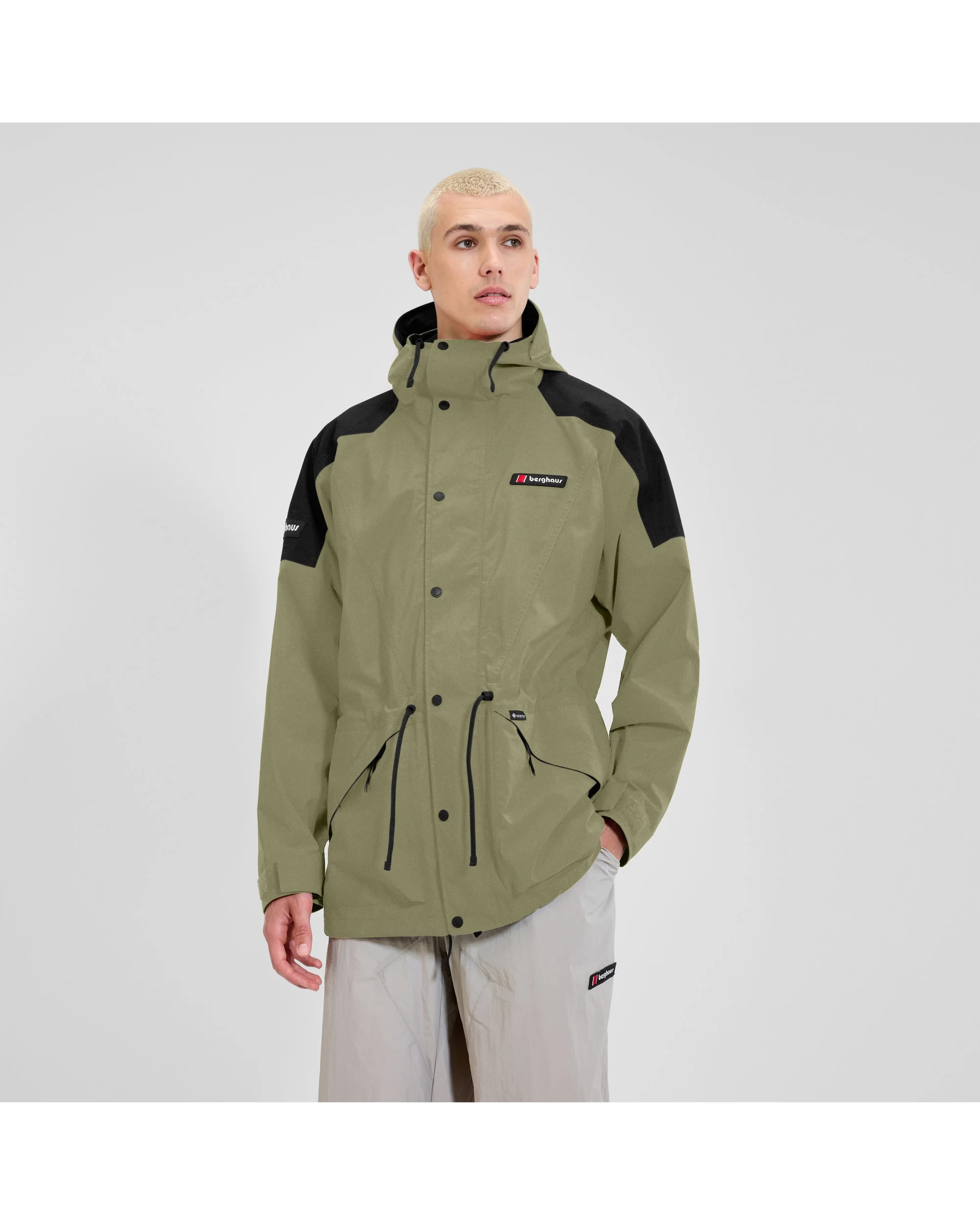 Berghaus Meru 95 GTX Jacket - Dapple Green/Jet Black - Image 2