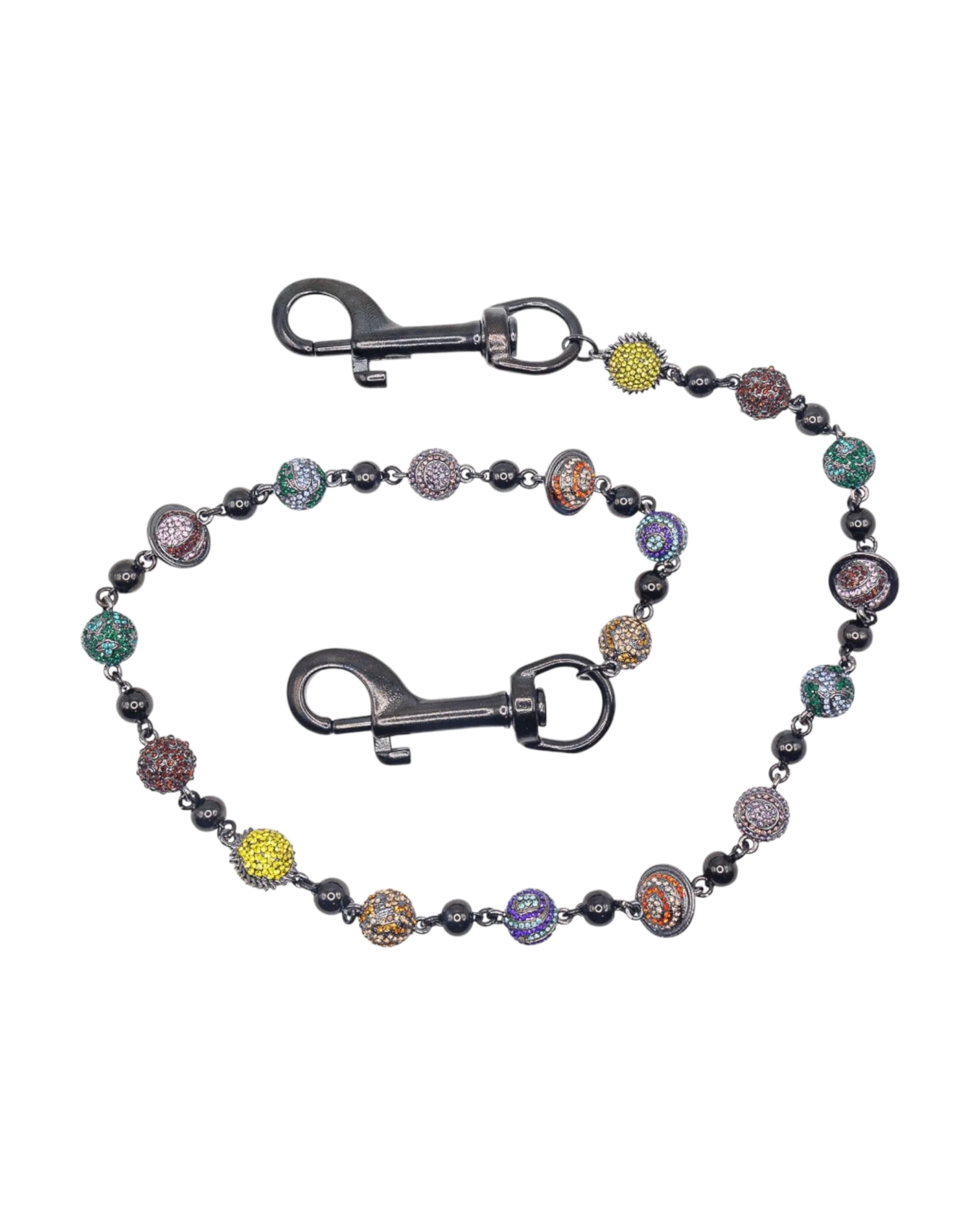 Black Planet Wallet Chain - Multicolor - Image 3