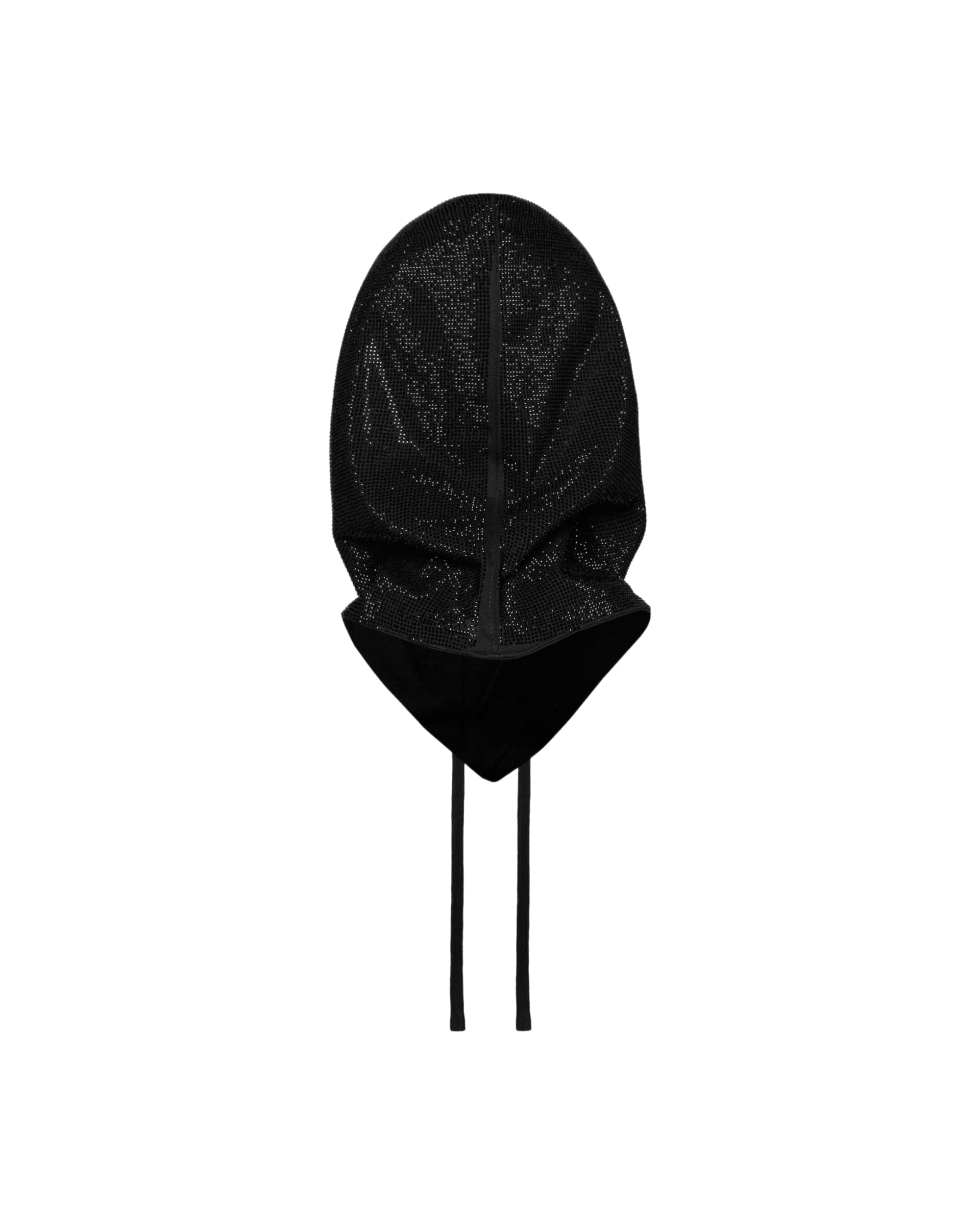 BLACK RHINESTONE HOOD - Image 5