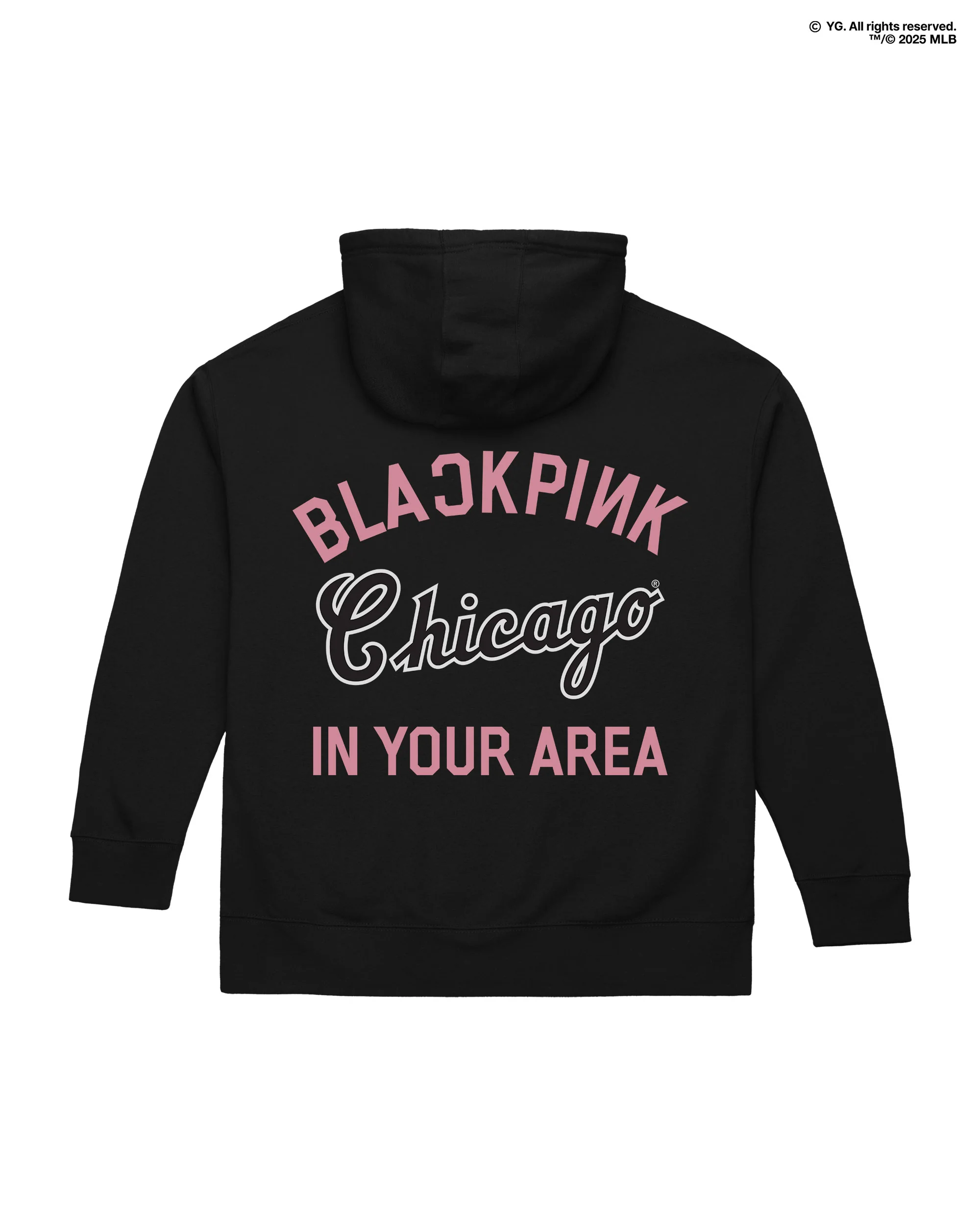 M&N X BLACKPINK WHITE SOX HOODIE - BLACK - Image 2