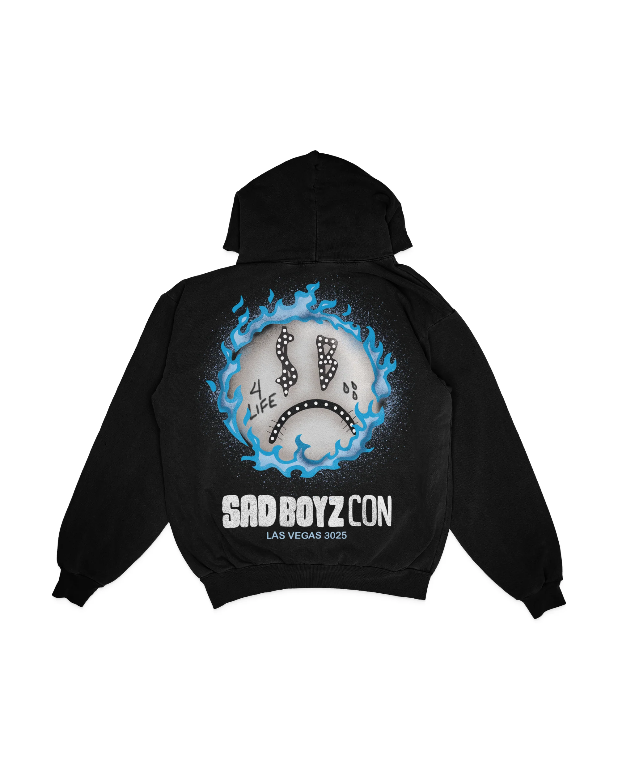 Blue Face Hoodie