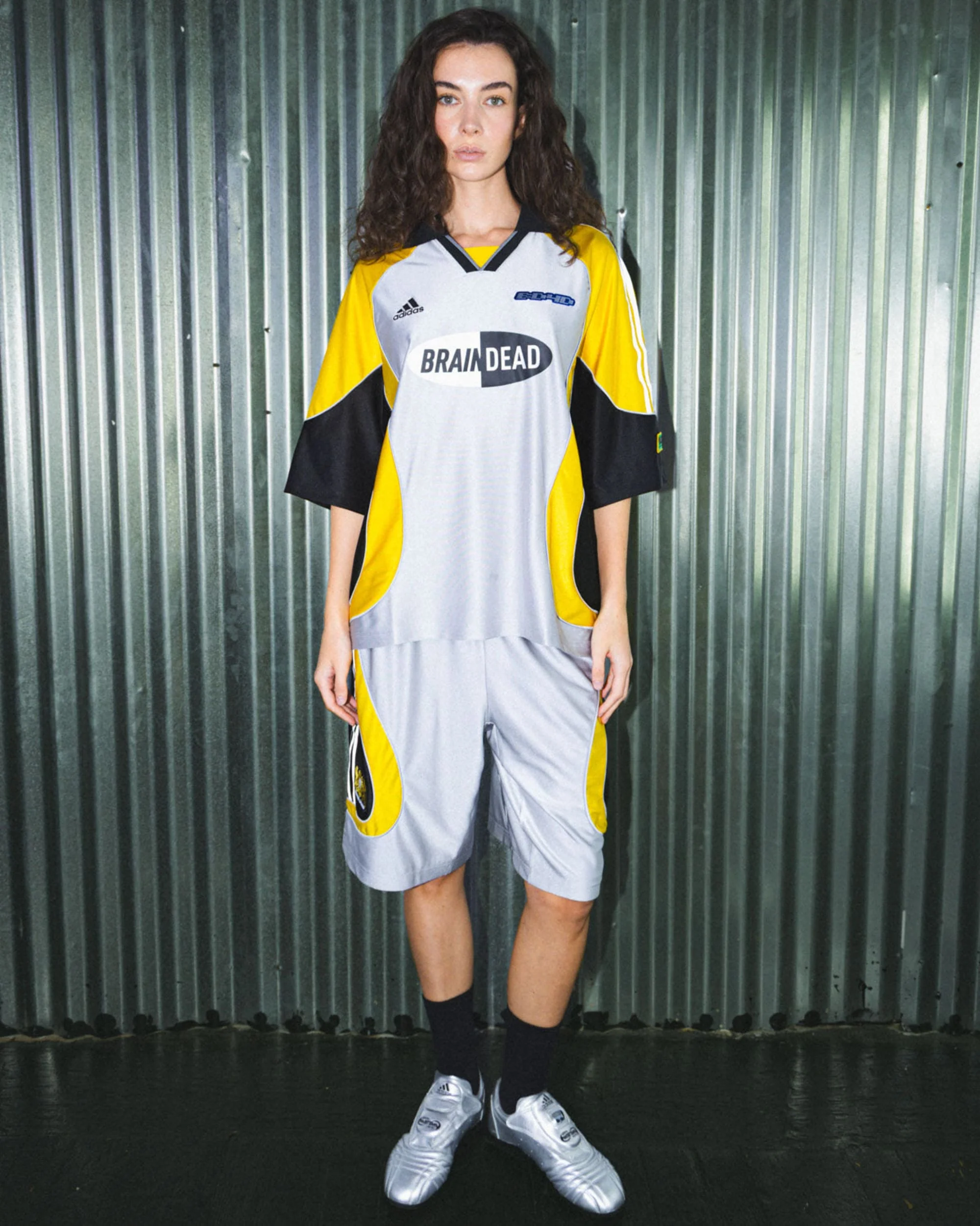 Brain Dead x adidas Shorts - Silver - Image 4