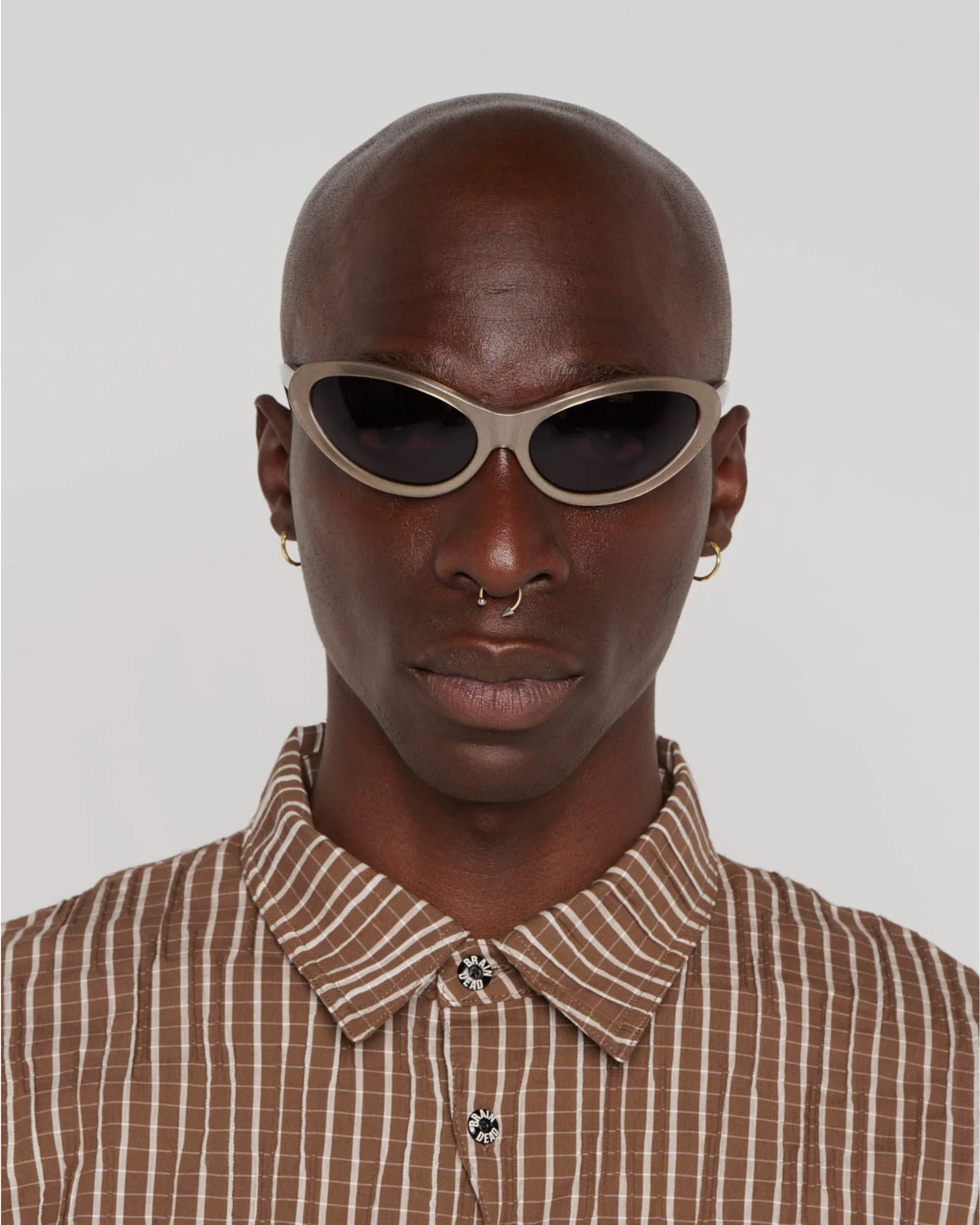 Bug Post Modern Primitive Eye Protection - Silver Sparkle - Image 2