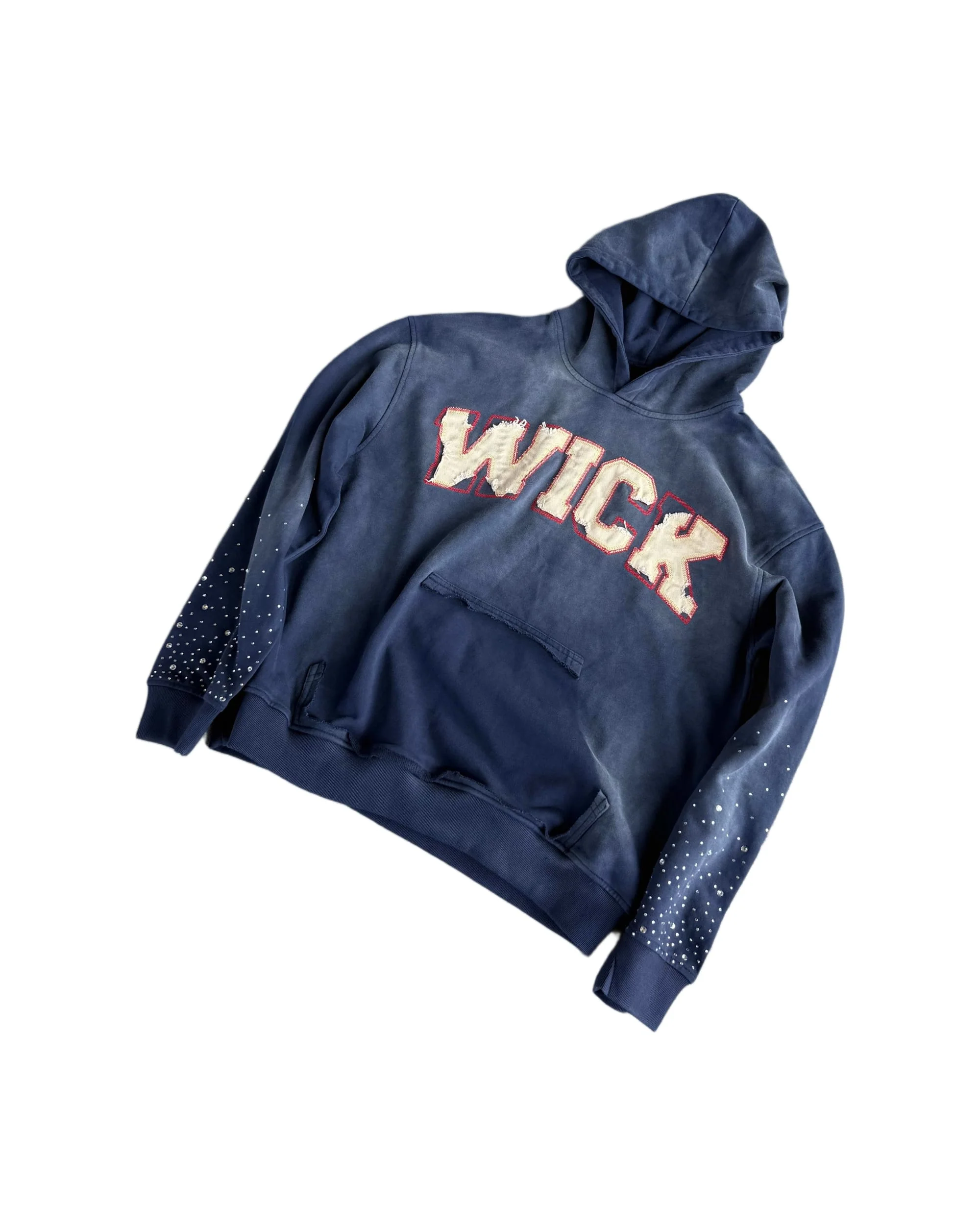 BURNOUT HOODIE (BLUE) - Image 3