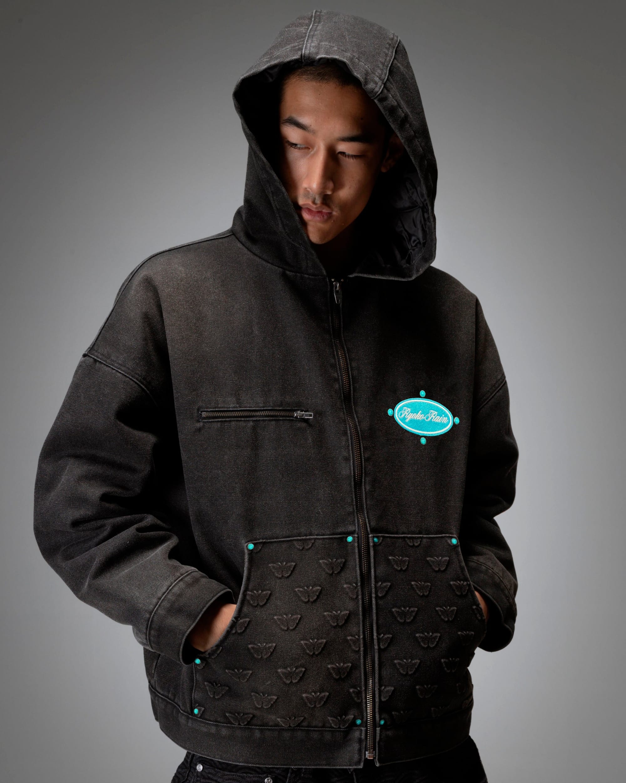 BUTTERFLY HOODED WORK JACKET - Image 2