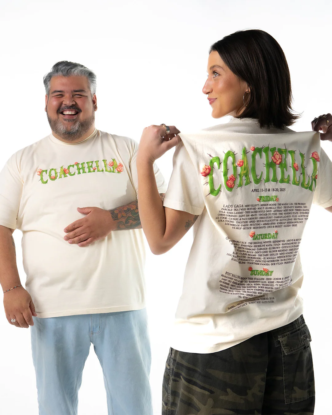 Cactus Flower 2025 Lineup Tee - Image 5