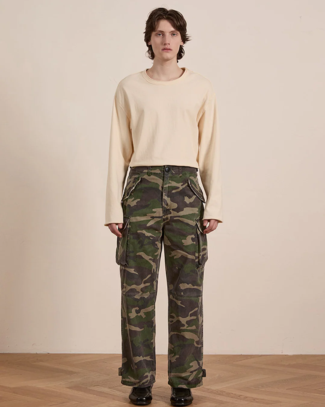 Camouflage Twill Utility Cargo Pants - Image 8