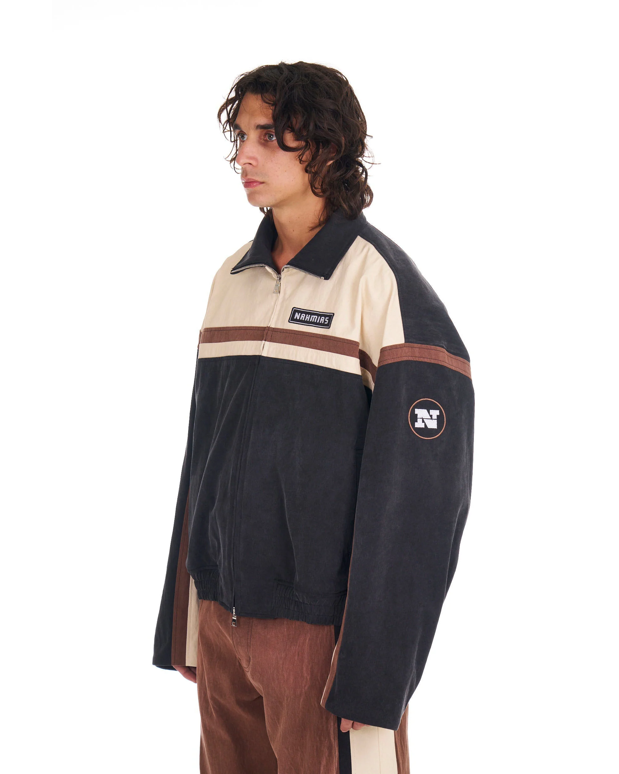 Canvas Moto Bomber Jacket - Image 3