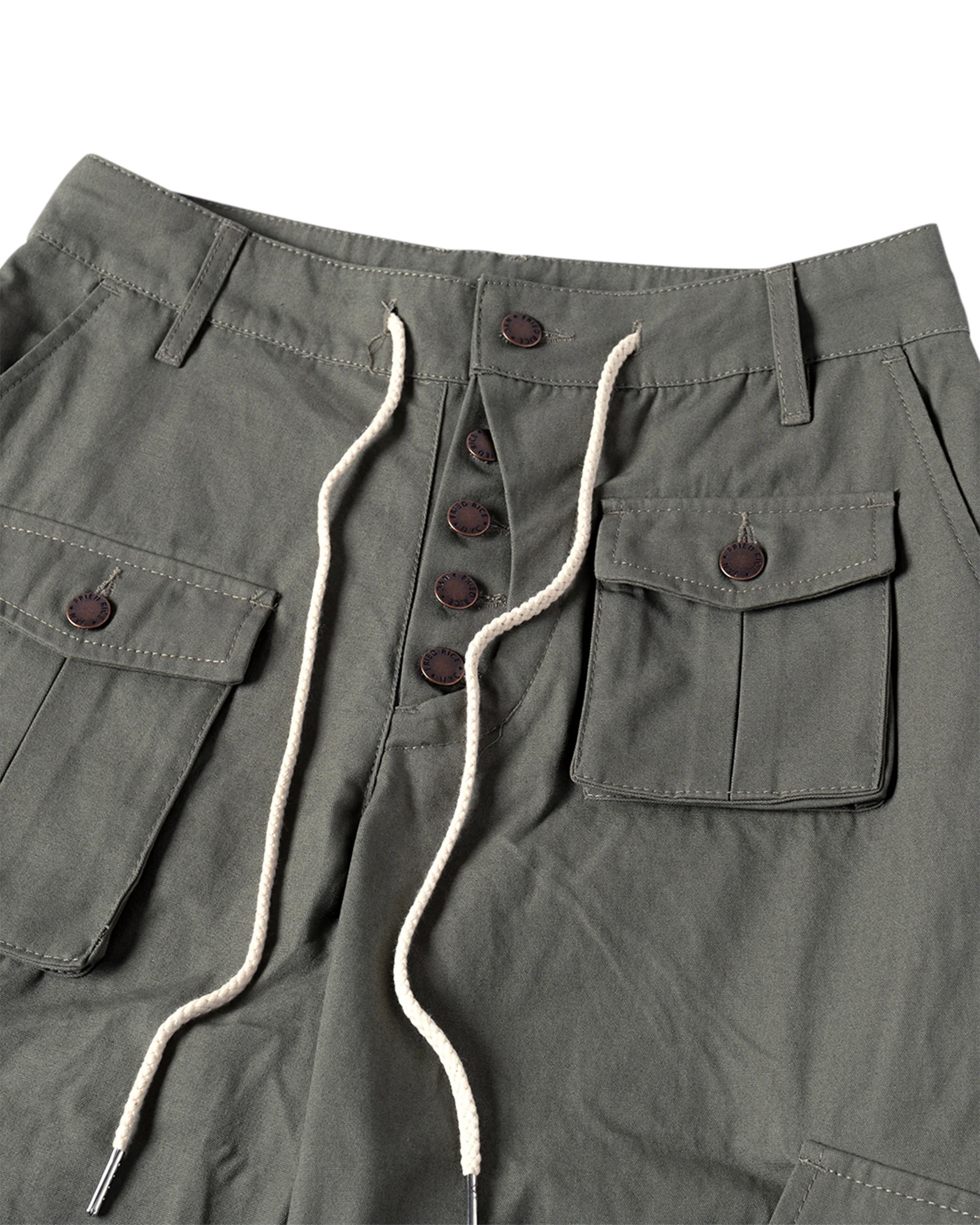 Cargo Pants - Calf Pockets - Olive Green - Image 19