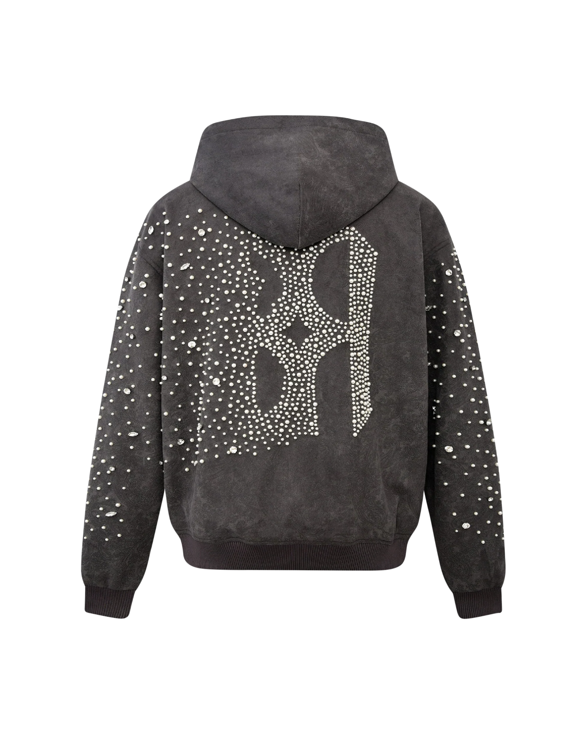 Cashew Blossom Pearl Zipper Hoodie - Image 2