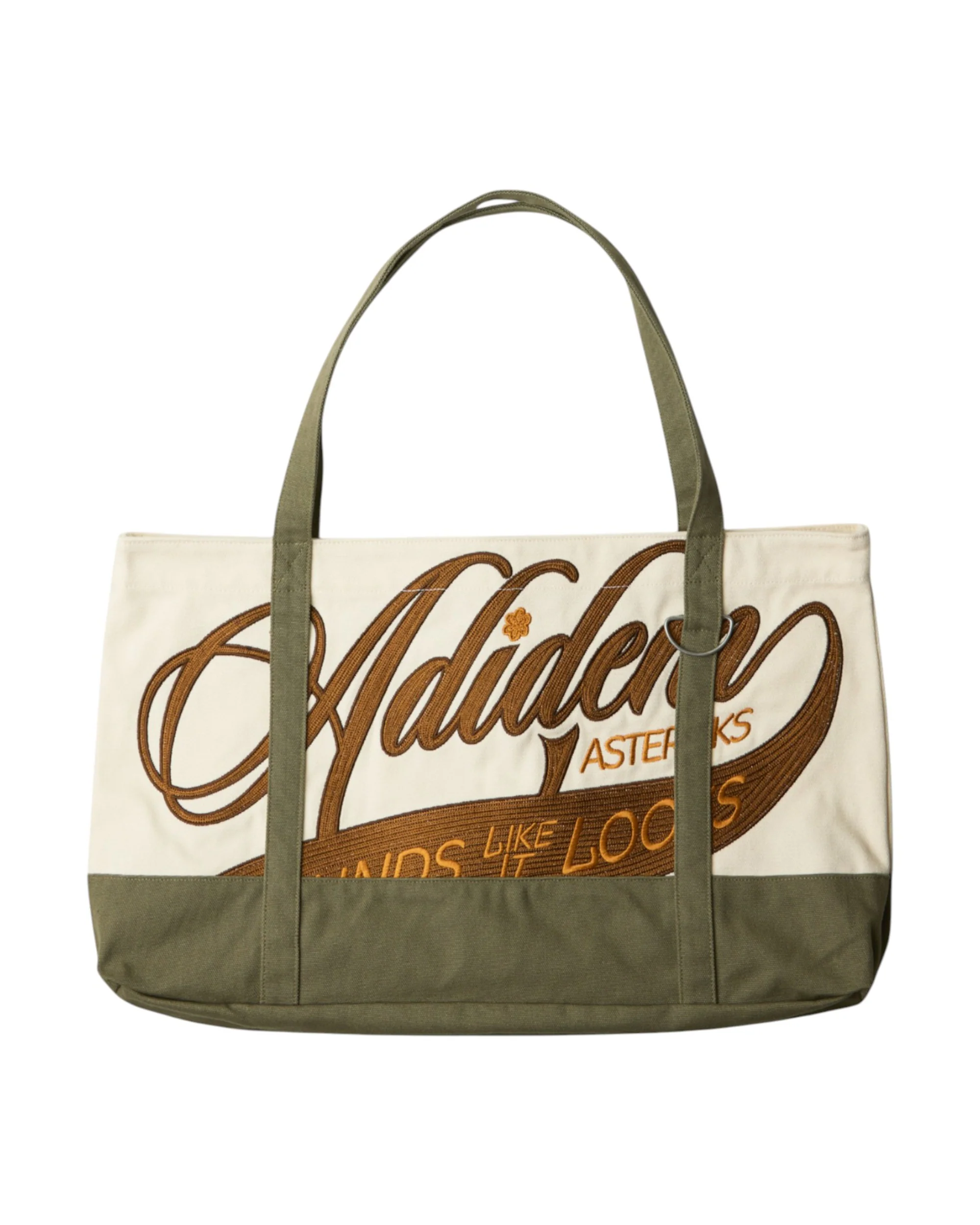 Chainstitch Script Tote Bag