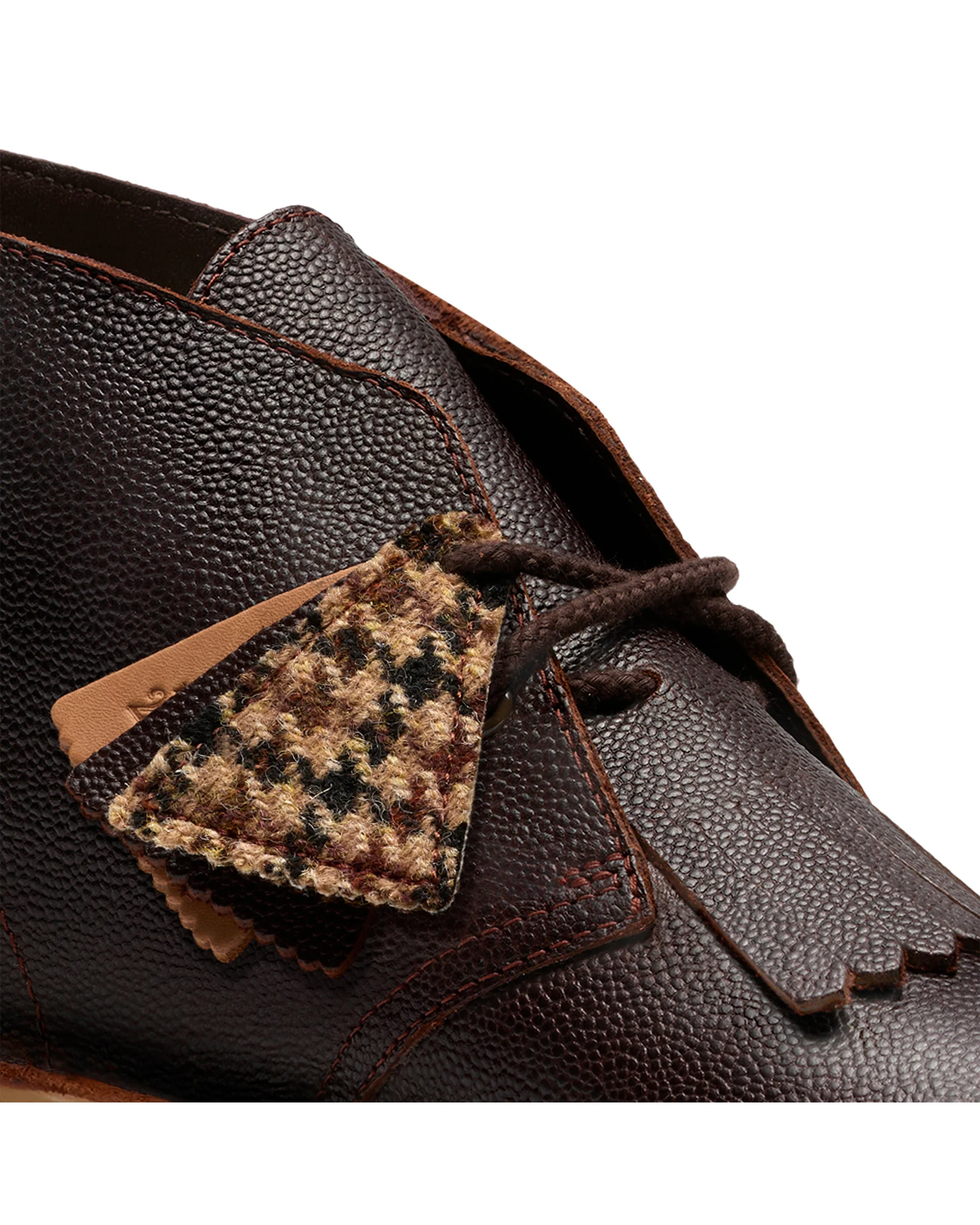 CLARKS DESERT BOOT HARRIS TWEED PACK - BROWN - Image 6