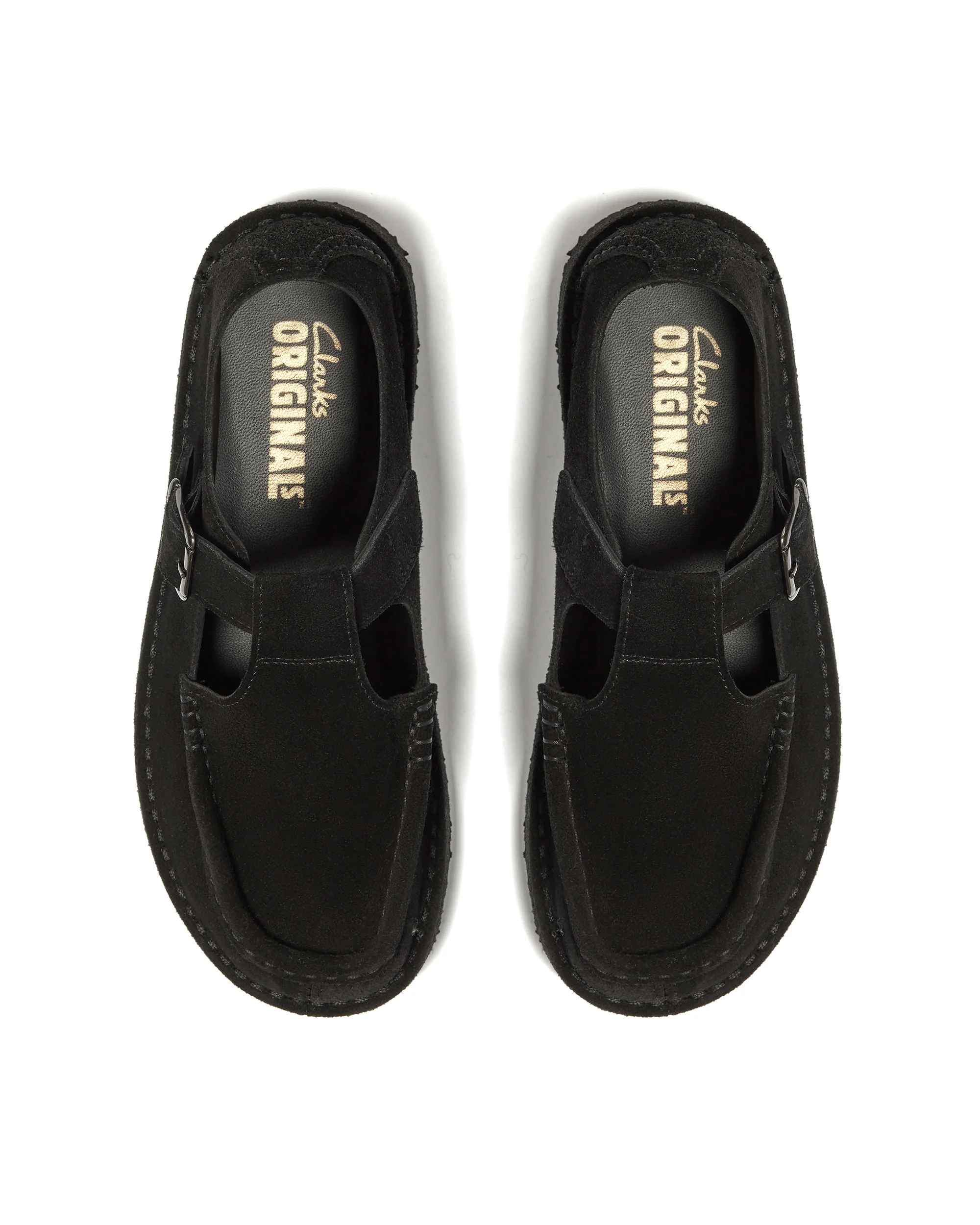 CLARKS NOMAD T-BAR BLACK - Image 5