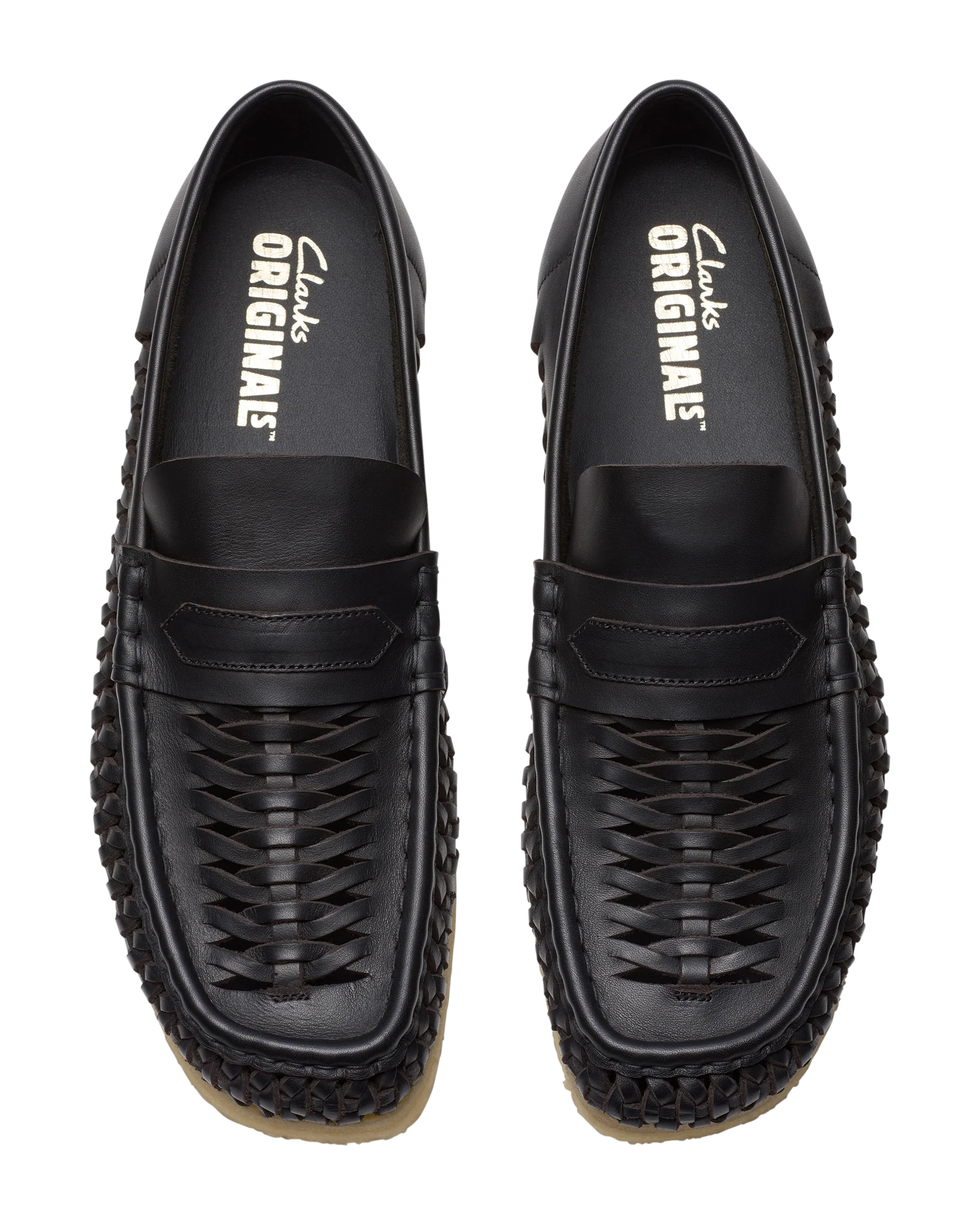 Clarks Wallabee Penny Weave - Black - Image 4