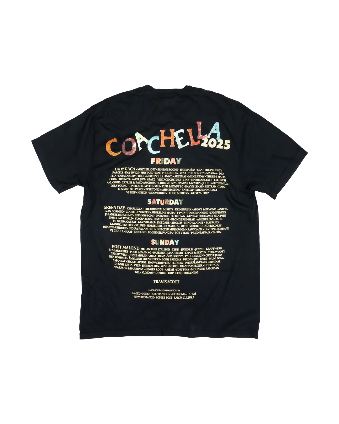 Coachella Poppies 2025 Lineup Tee - Image 3