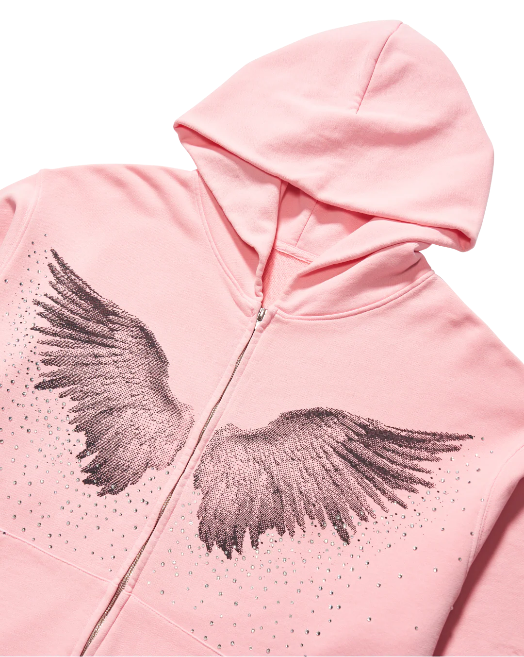 COMPLEX EXCLUSIVE | Wings Zip Hoodie (Pink) - Image 4