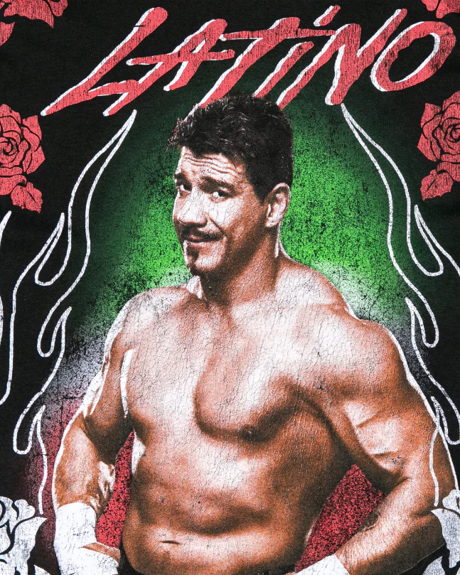 COMPLEX WWE EDDIE GUERERRO LATINO HEAT TEE BLACK - Image 4