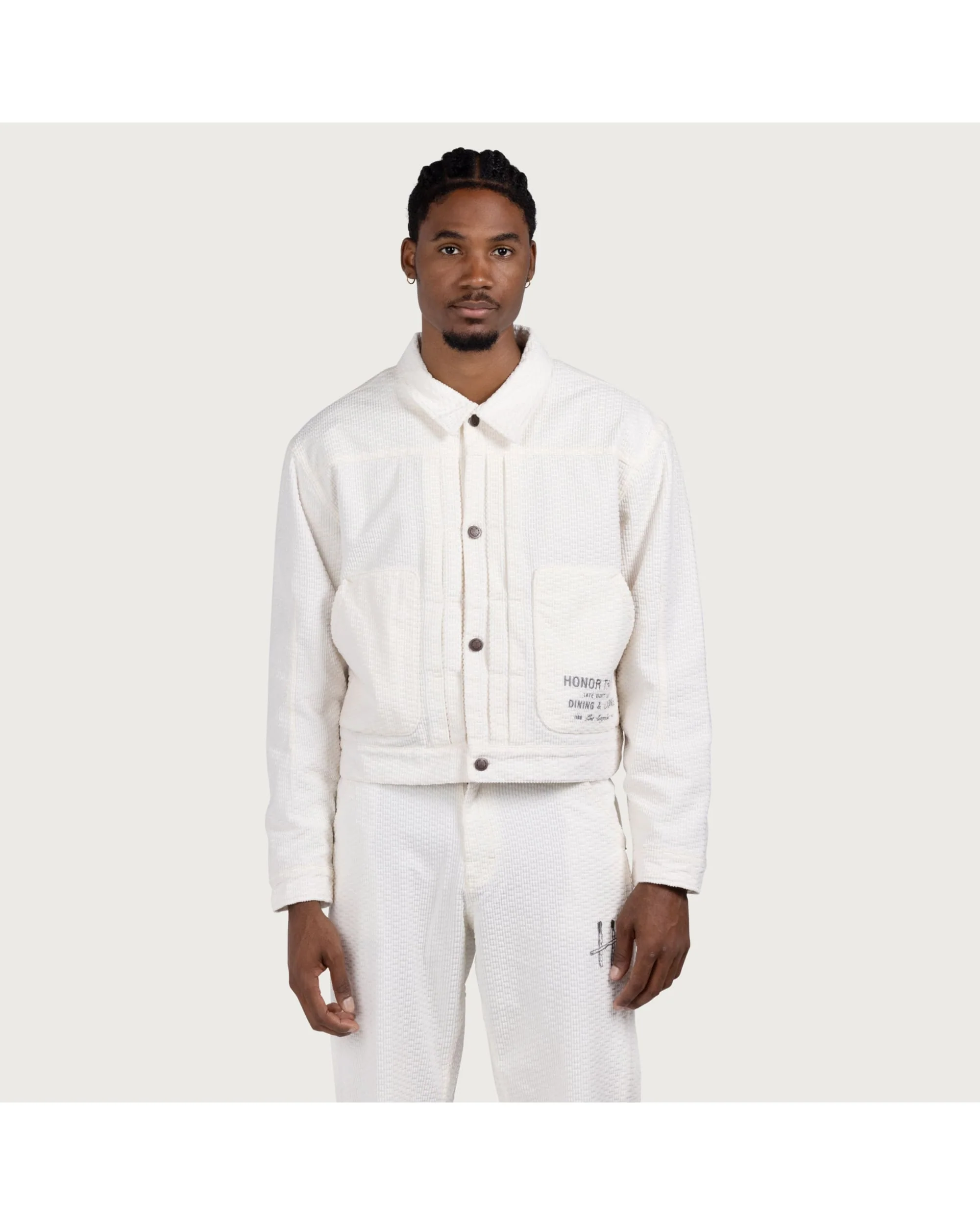 Cord Jacket - Bone - Image 7