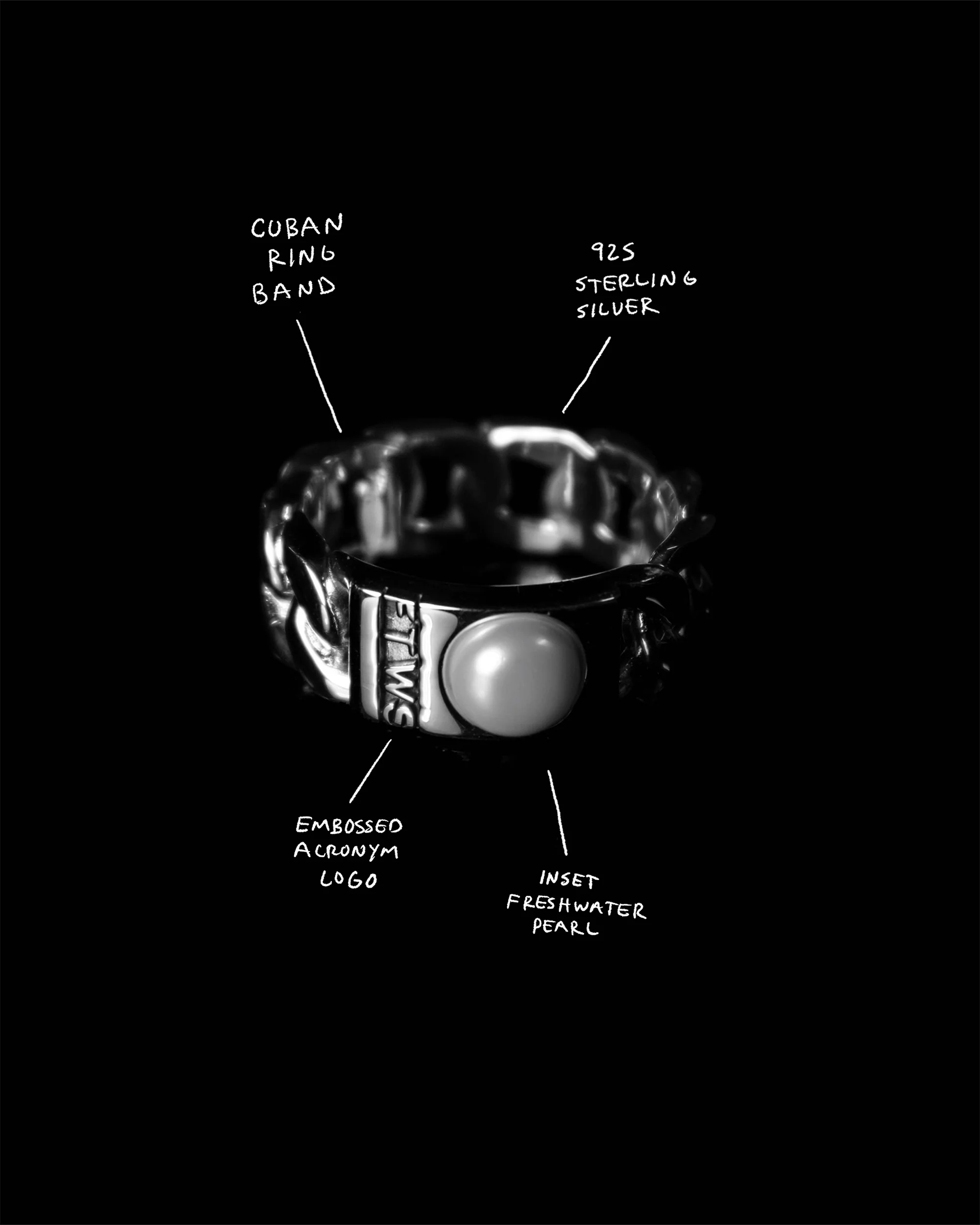 CUBAN PEARL RING - Image 5