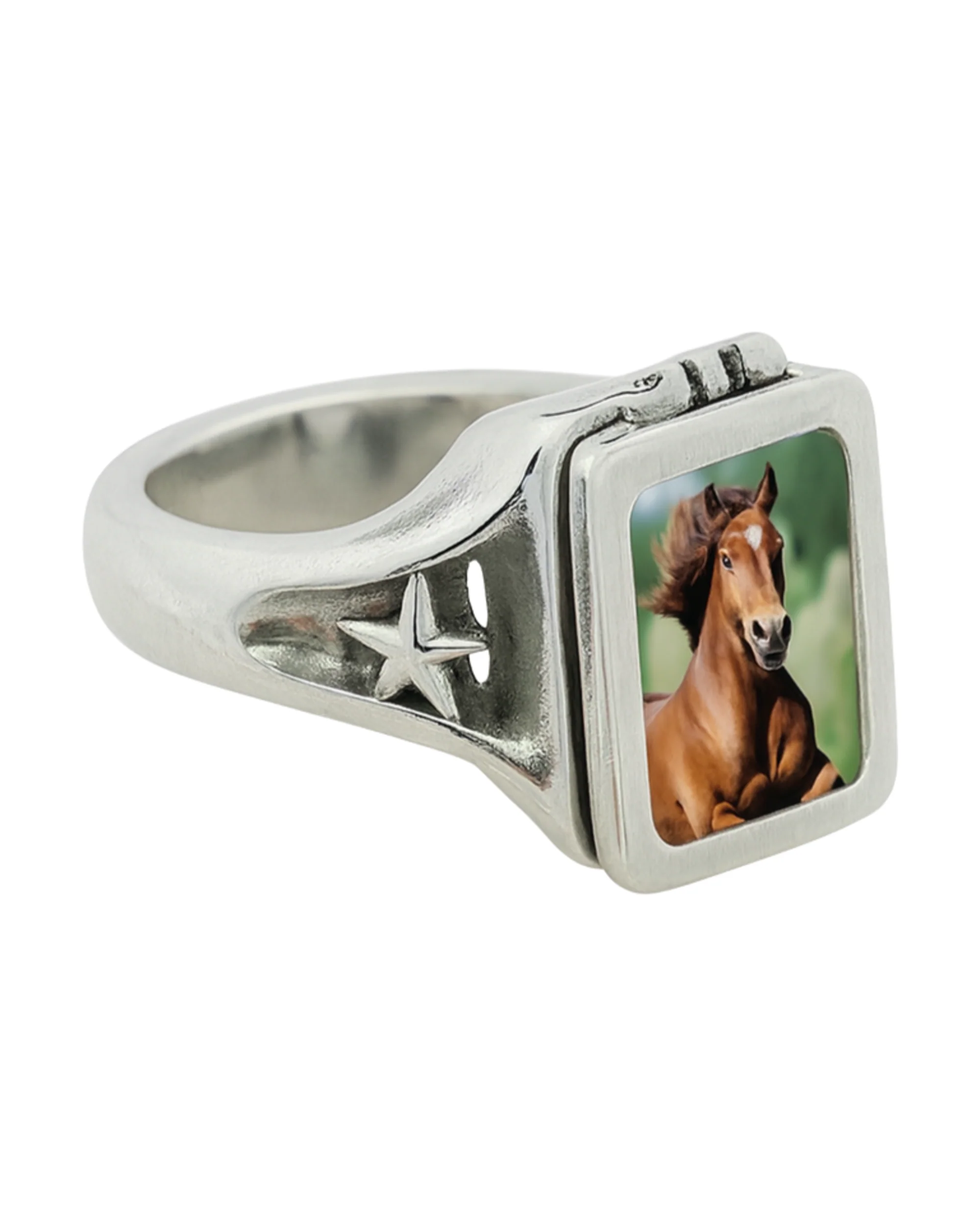 custom photo locket ring - Image 4
