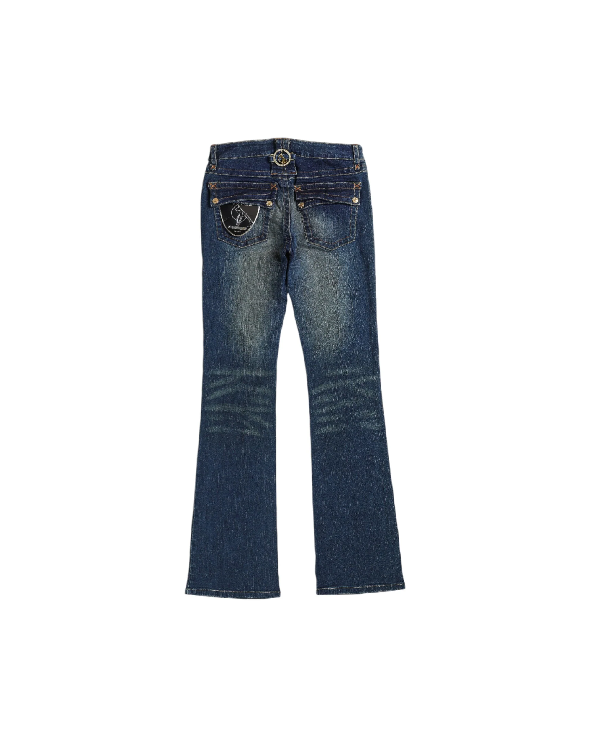 Deadstock Baby Phat Brooch Denim Pants - W29 - Image 2