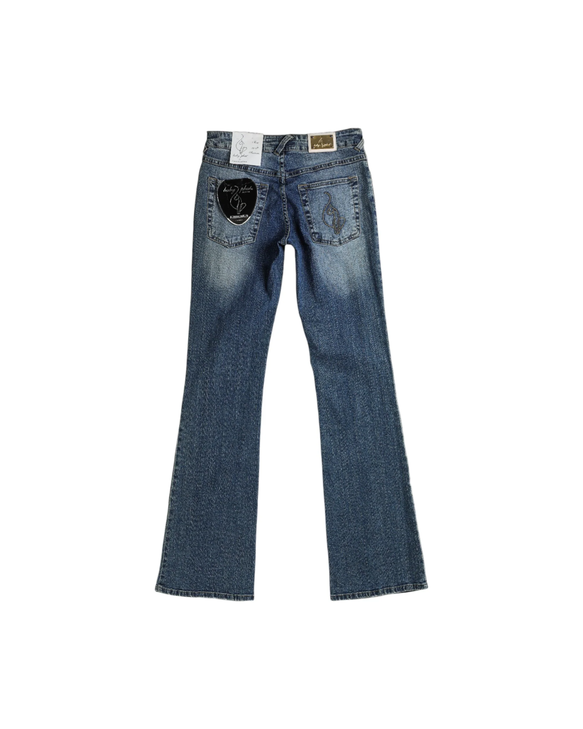 Deadstock Baby Phat "Lovely Lemon" Denim Pants - W30 - Image 2
