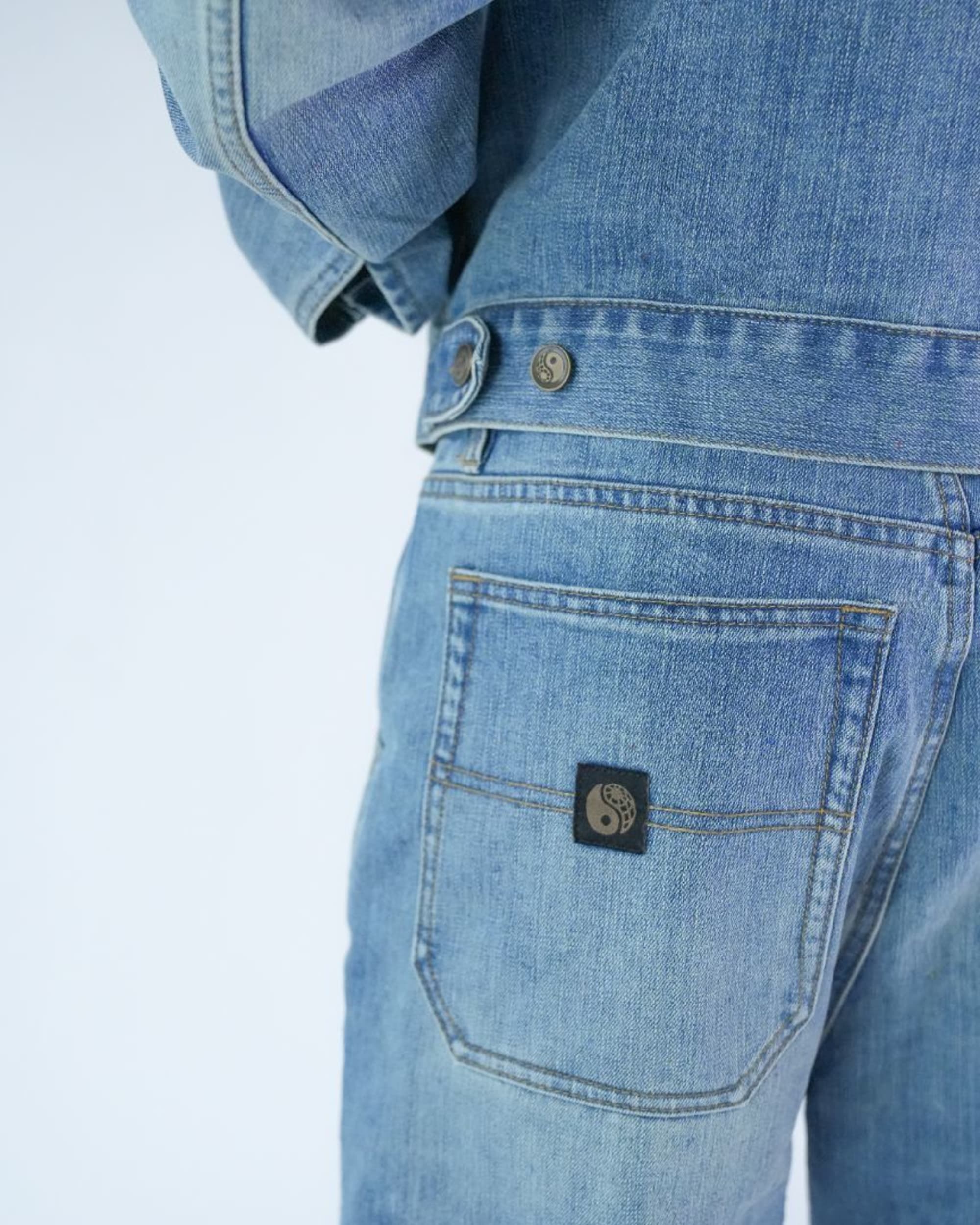 Denim Work Pant - Washed Blue - Image 5