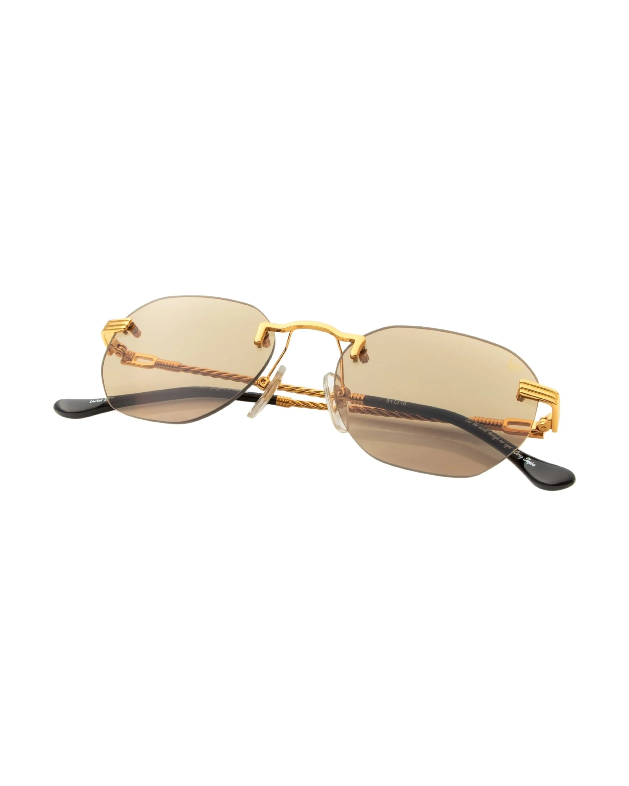 Detroit Player Rimless Drill Mount 24KT Gold - Image 10