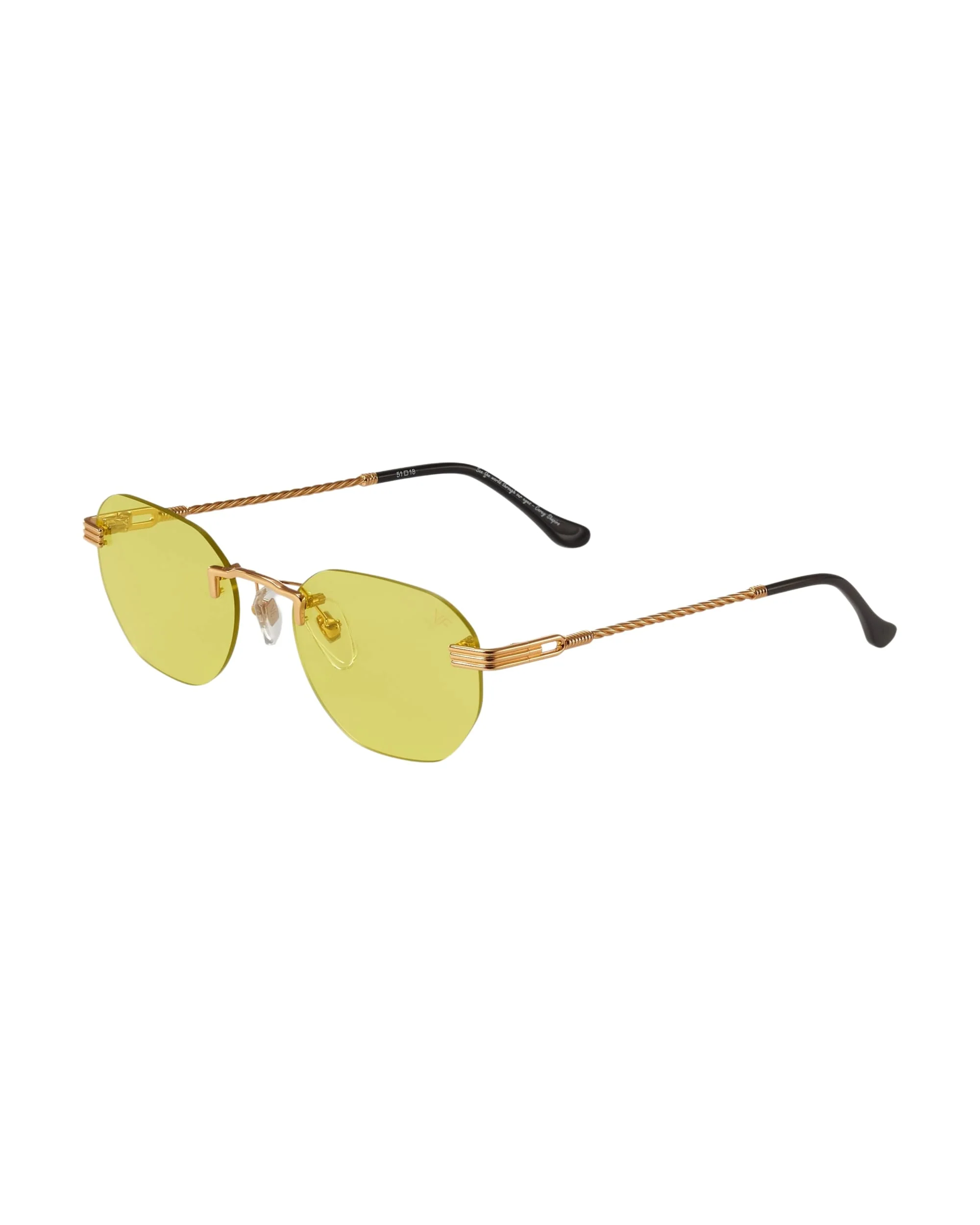 Detroit Player Rimless Drill Mount 24KT Gold - Image 55
