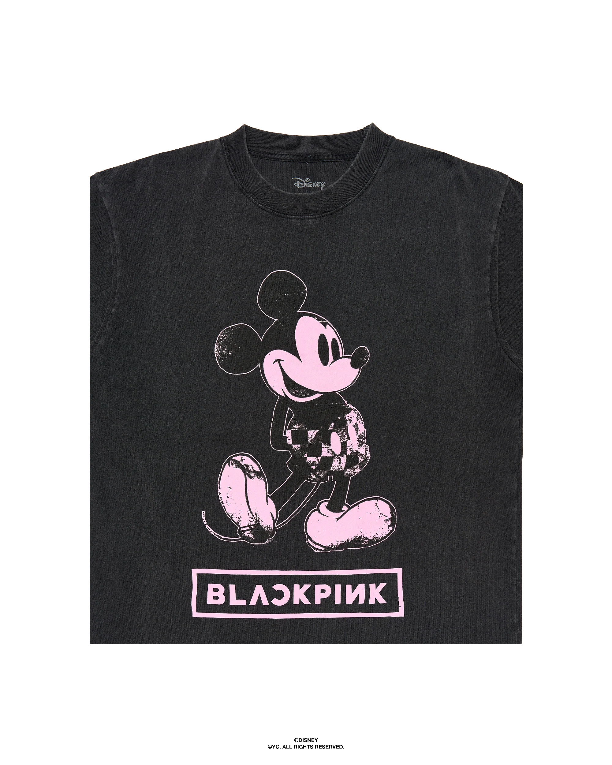 Disney x BLACKPINK Mickey Tee - Charcoal - Image 3