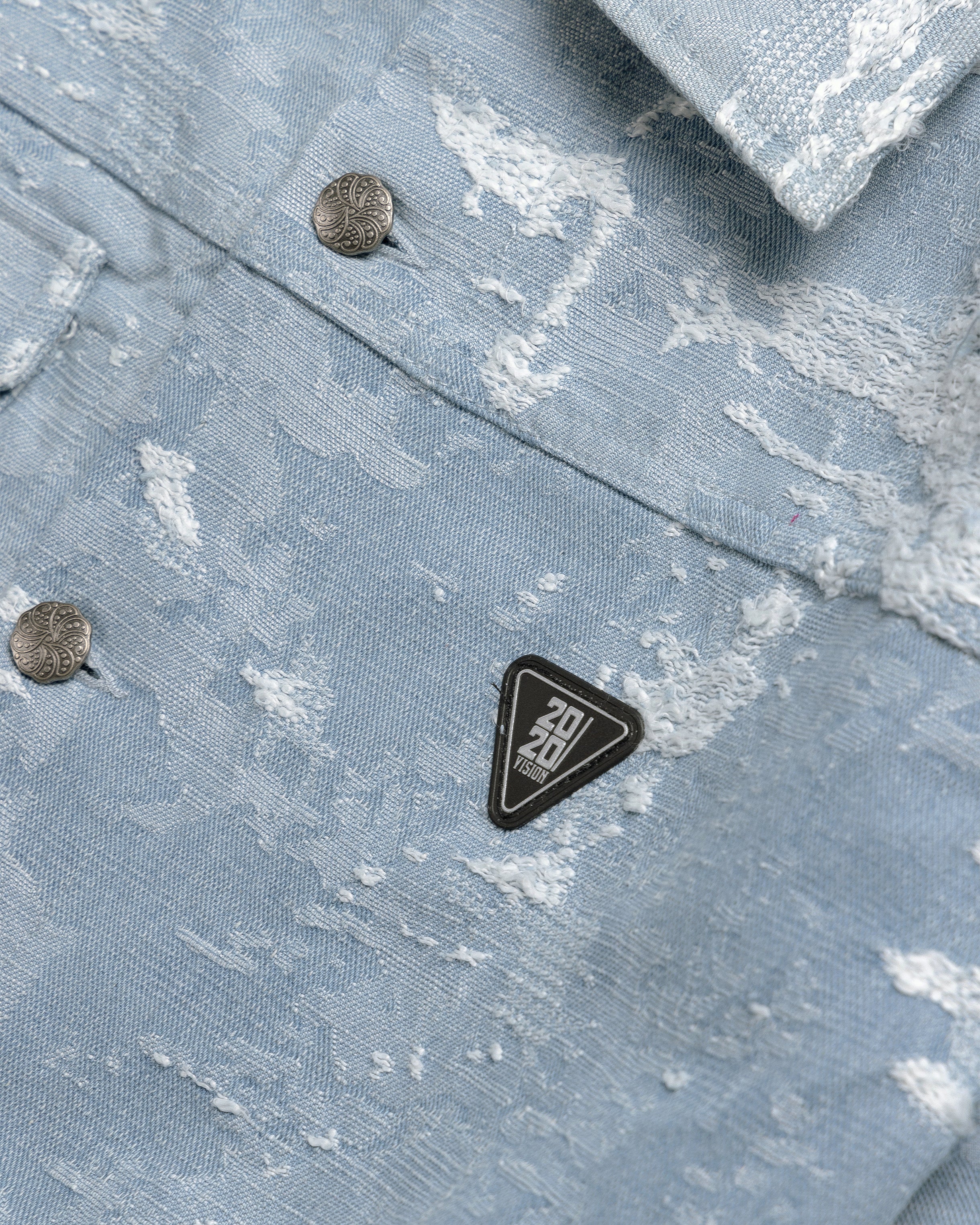 DISTRESSED DENIM JACKET - Image 13