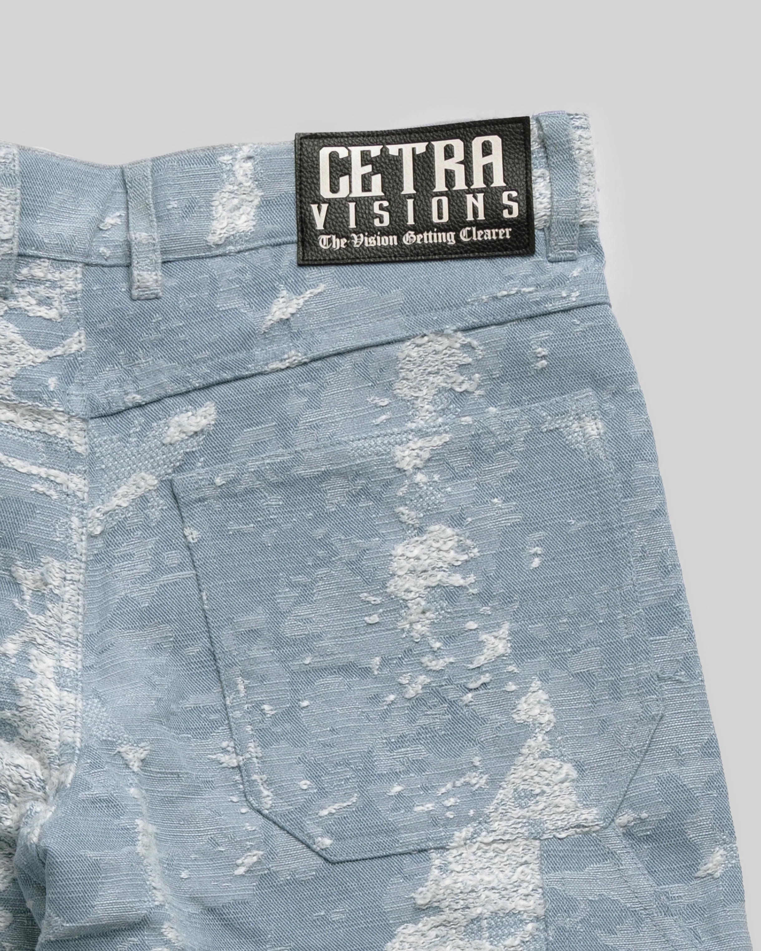 DISTRESSED DENIM PANTS - Image 13