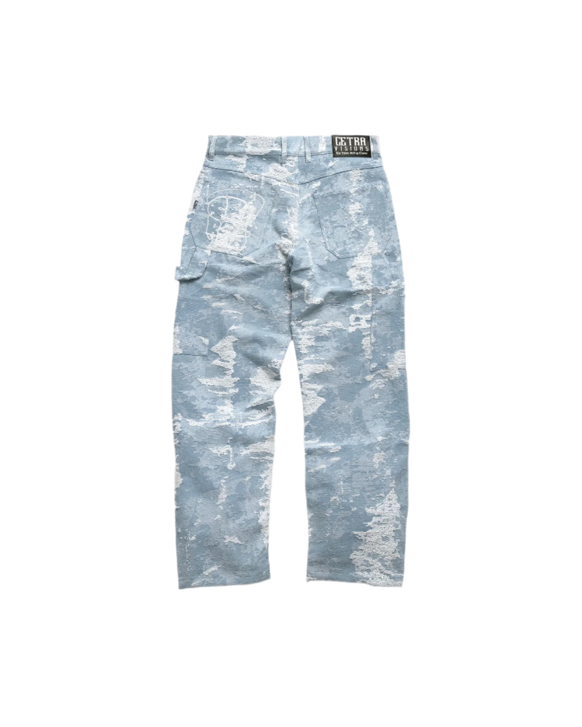 DISTRESSED DENIM PANTS - Image 2