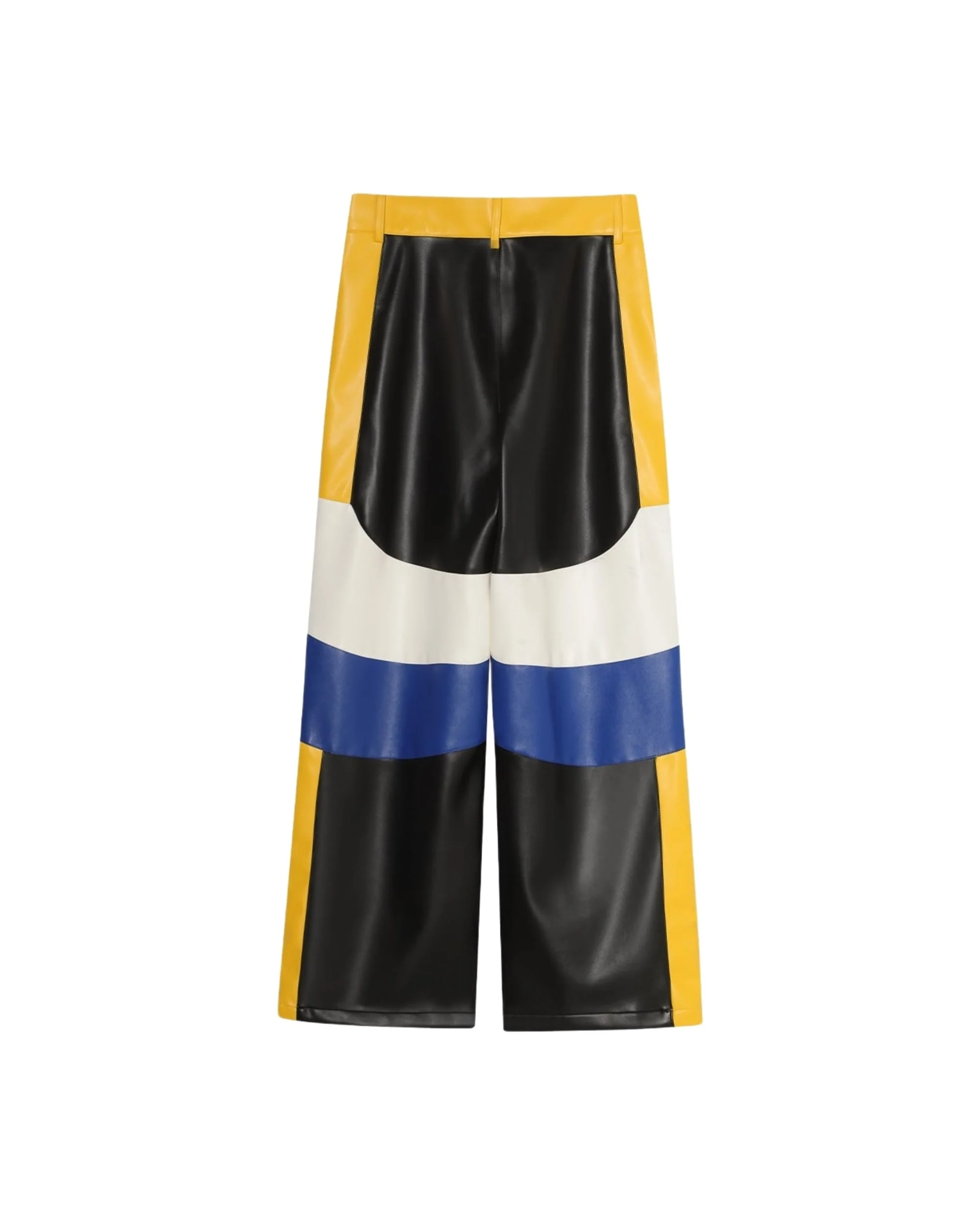 (AFGK) Leather panel trousers - Image 2