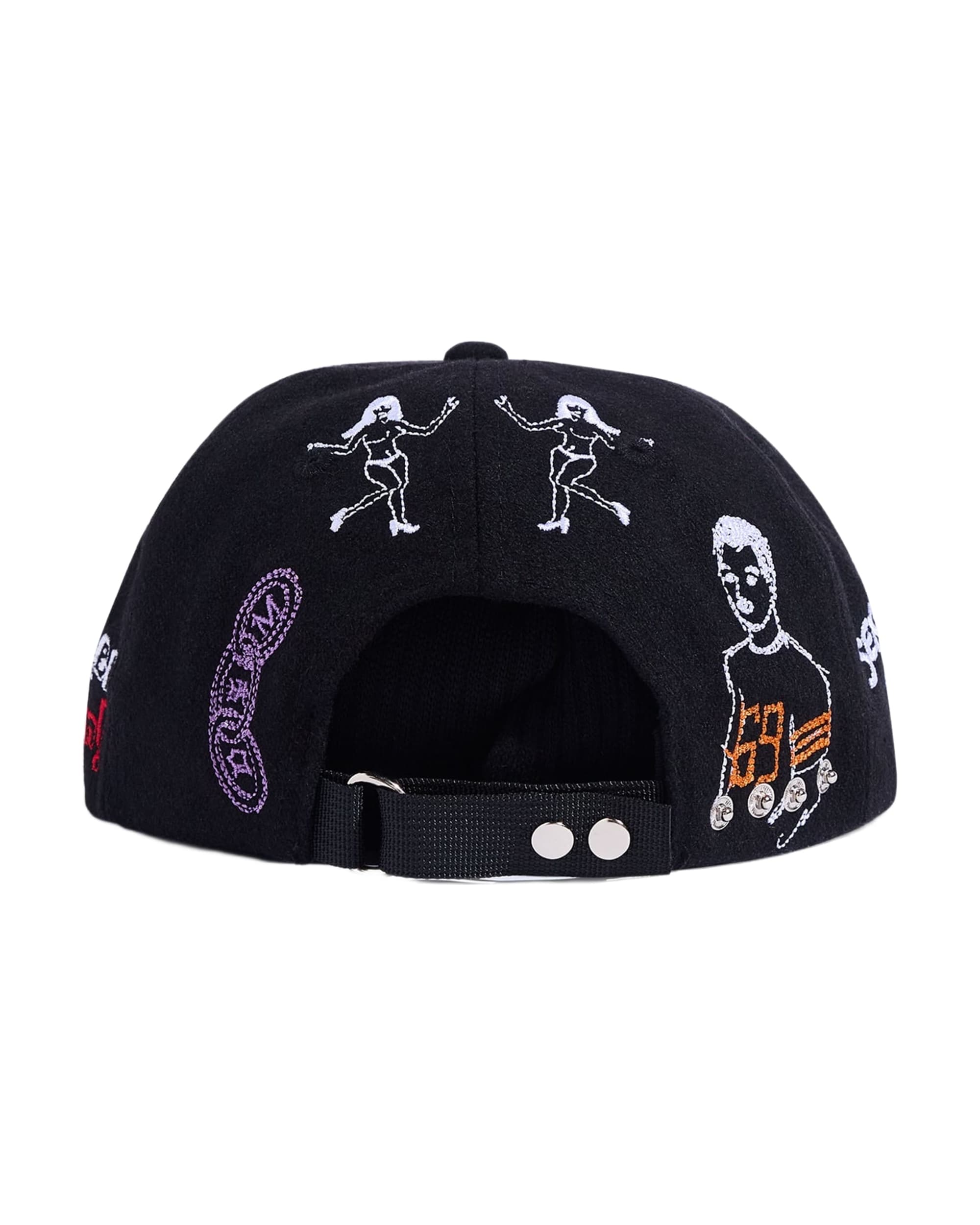 Doodle Hat - Black/Multi - Image 2